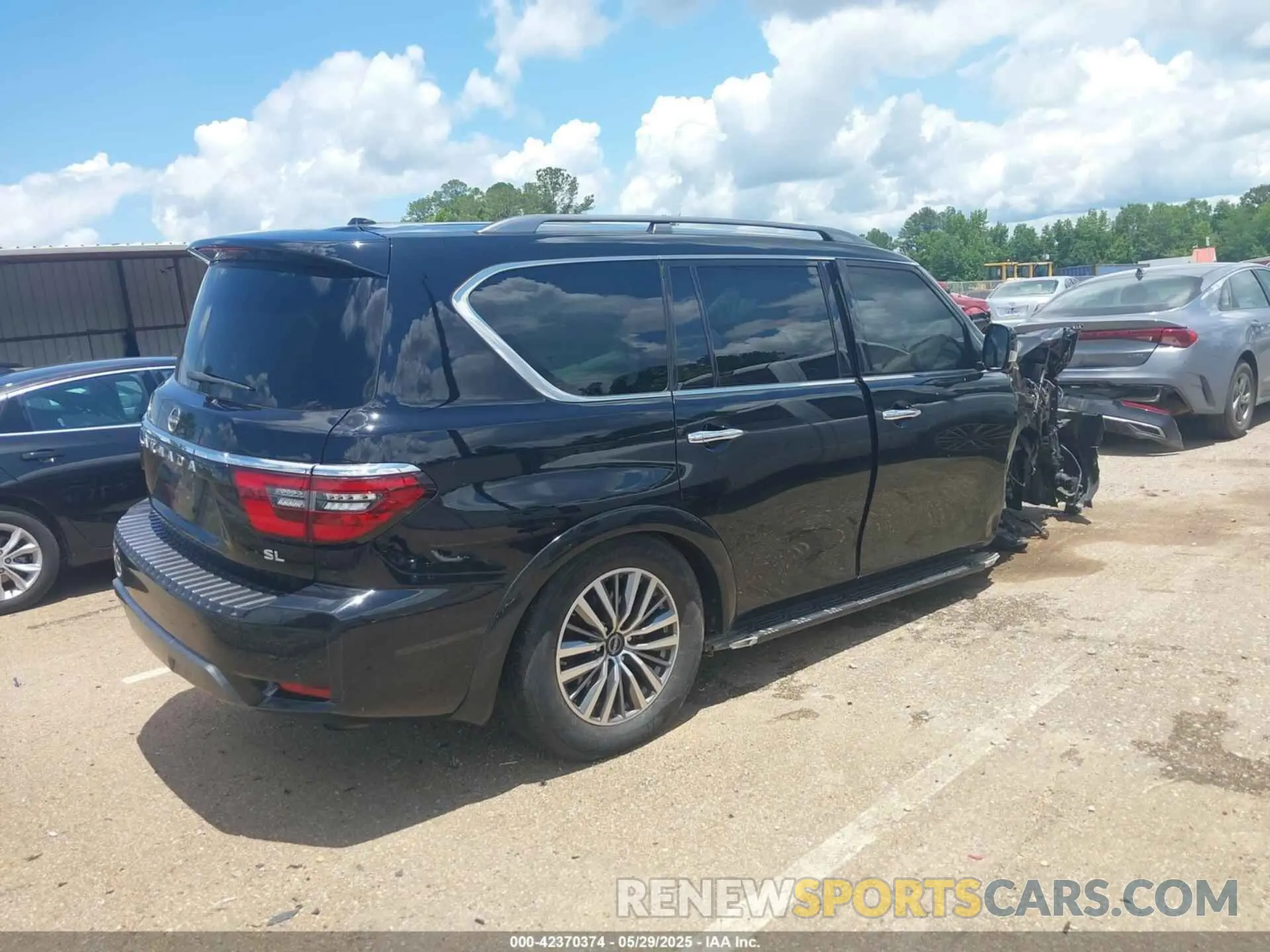 4 fotografías del automóvil dañado JN8AY2BDXM937227Z NISSAN ARMADA 2021