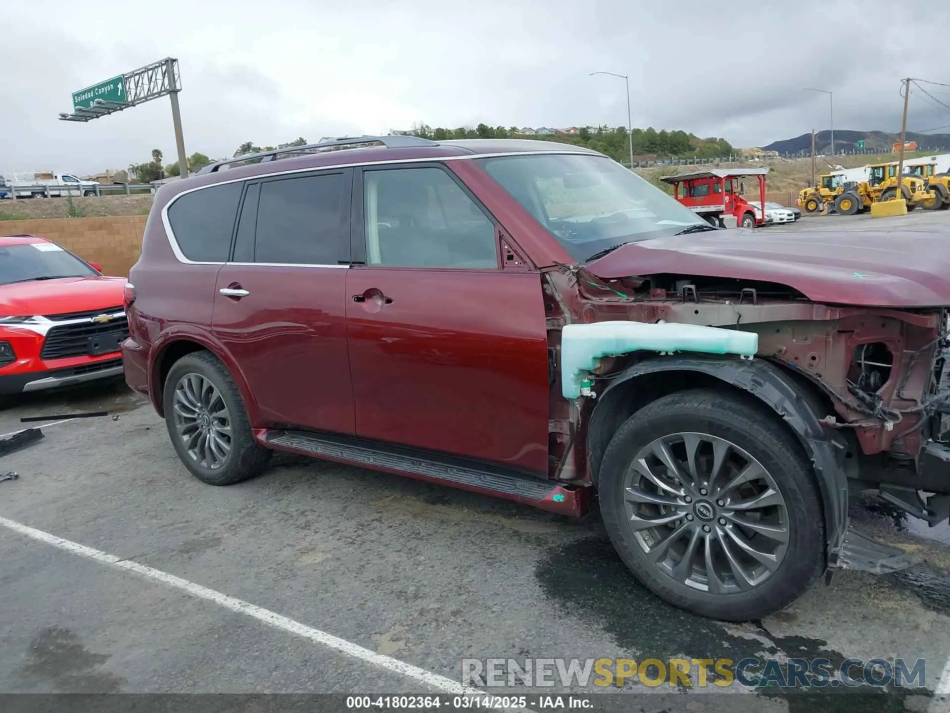 14 fotografías del automóvil dañado JN8AY2DA6M9373352 NISSAN ARMADA 2021
