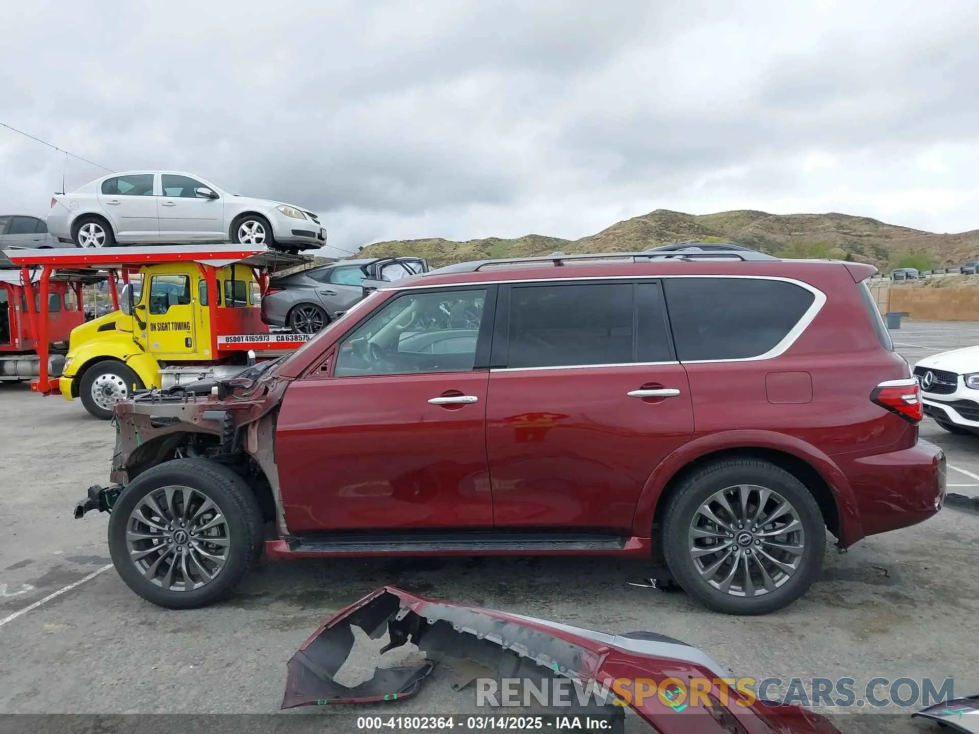 15 fotografías del automóvil dañado JN8AY2DA6M9373352 NISSAN ARMADA 2021