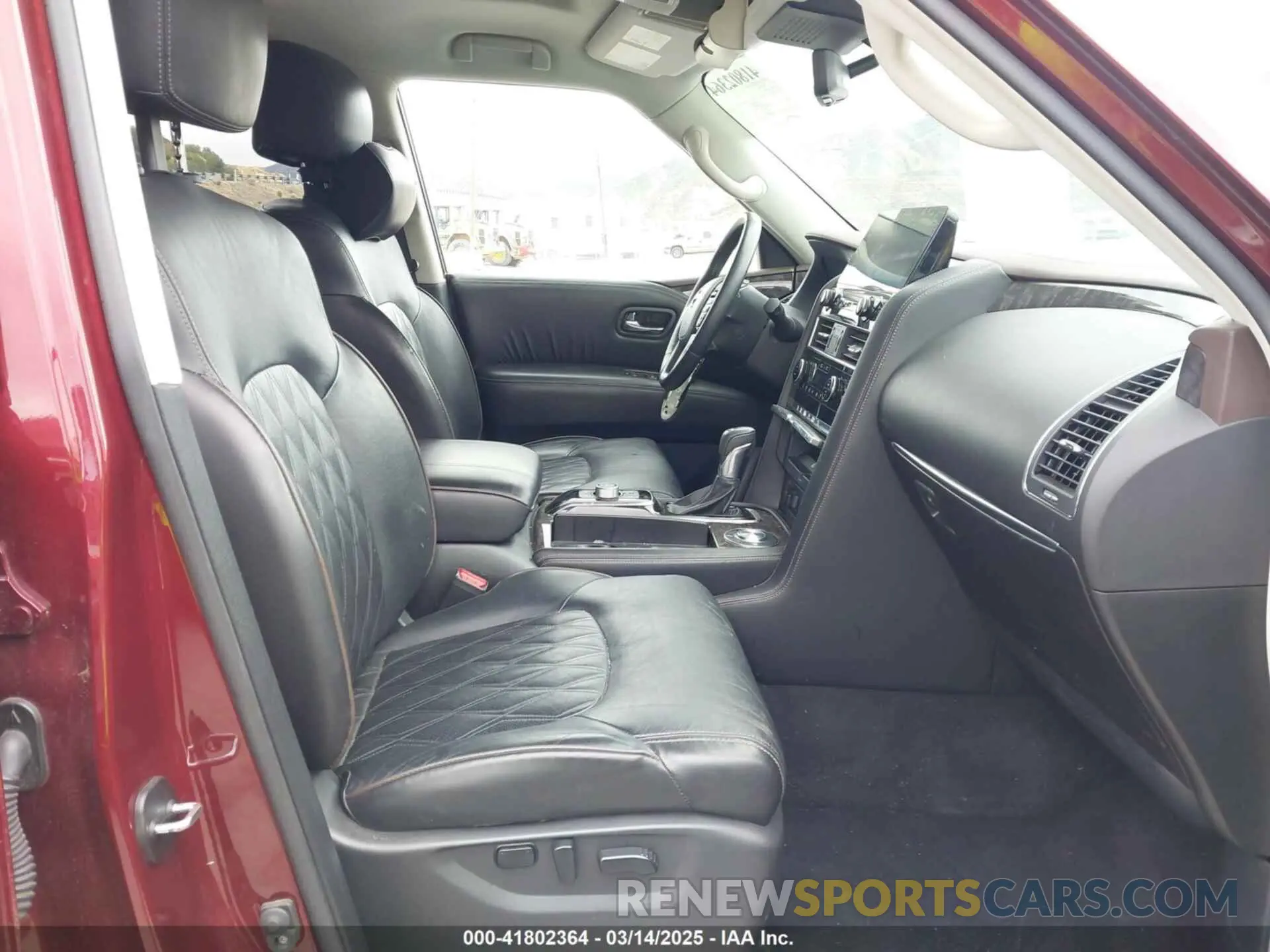 5 fotografías del automóvil dañado JN8AY2DA6M9373352 NISSAN ARMADA 2021