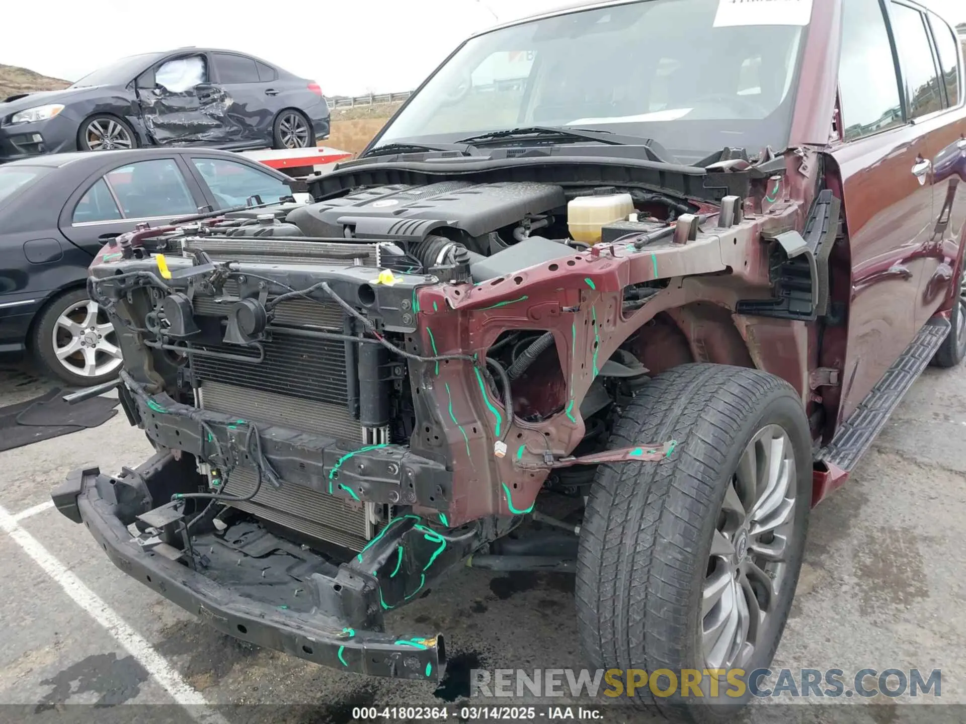 6 fotografías del automóvil dañado JN8AY2DA6M9373352 NISSAN ARMADA 2021