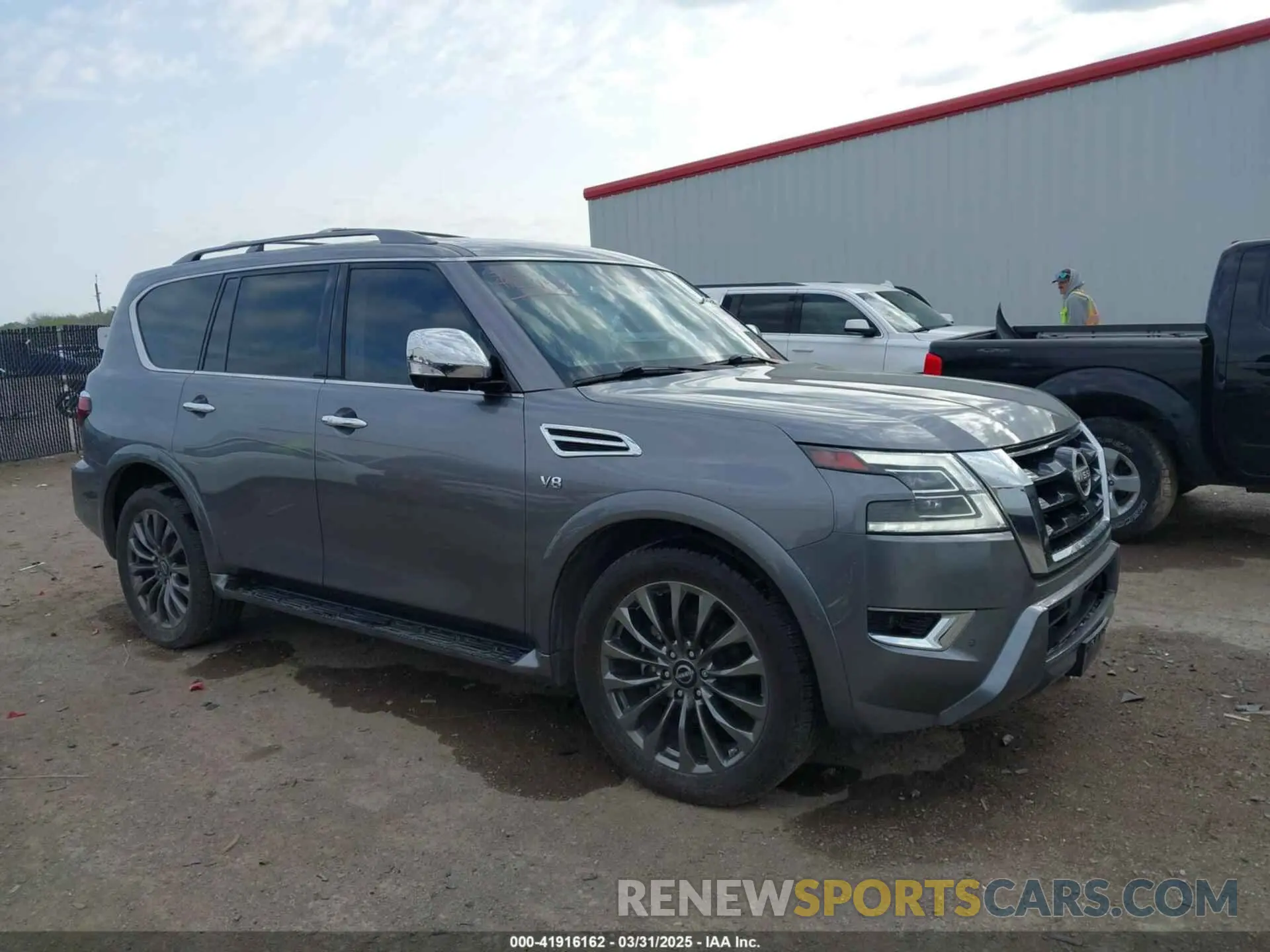1 fotografías del automóvil dañado JN8AY2DA7M9372064 NISSAN ARMADA 2021