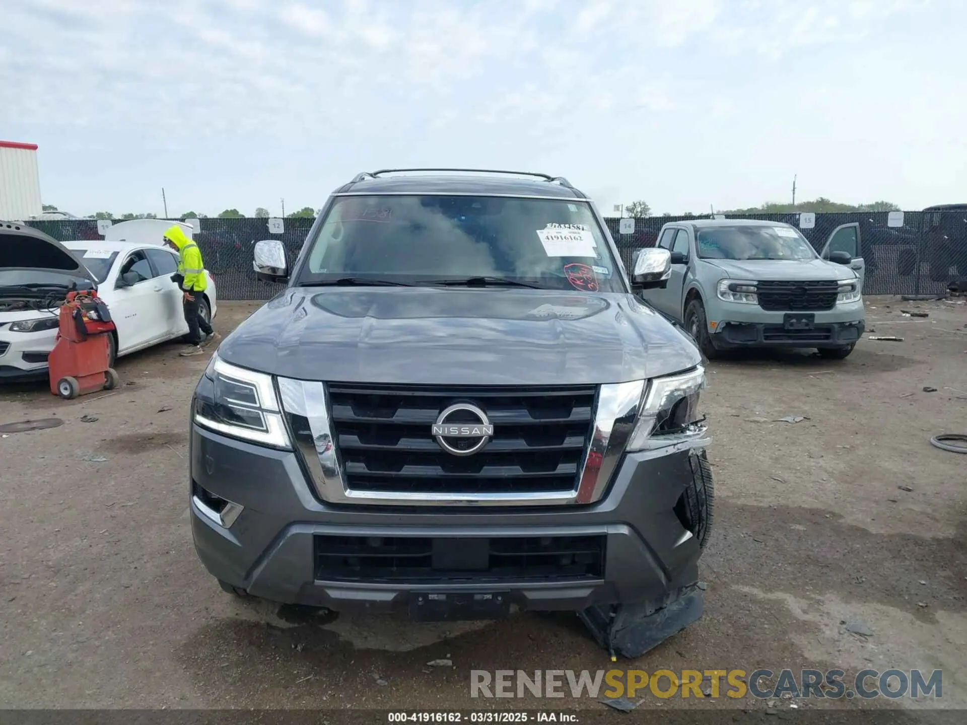 12 fotografías del automóvil dañado JN8AY2DA7M9372064 NISSAN ARMADA 2021