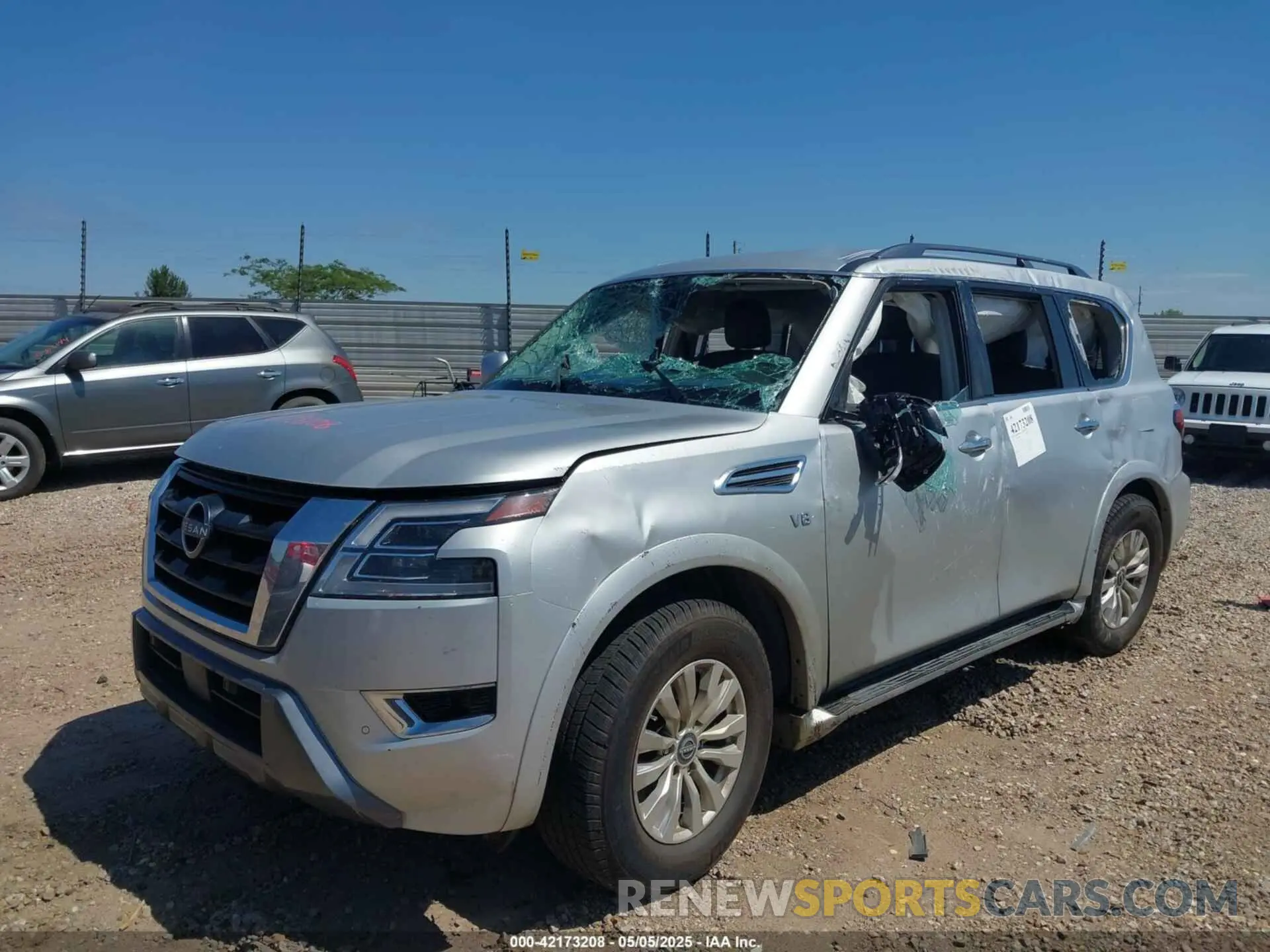 2 fotografías del automóvil dañado JN8AY2AC2N9162494 NISSAN ARMADA 2022