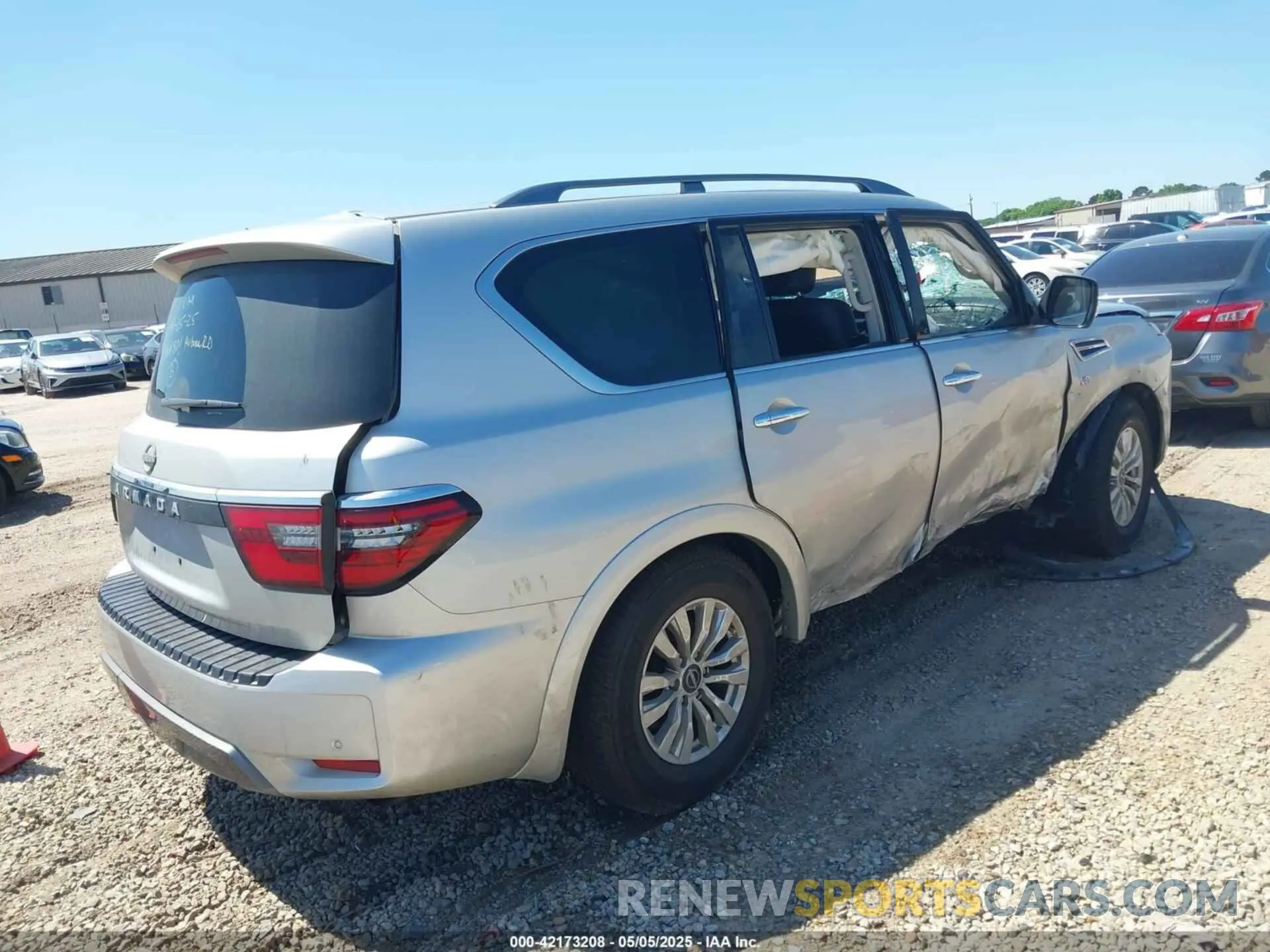 4 fotografías del automóvil dañado JN8AY2AC2N9162494 NISSAN ARMADA 2022