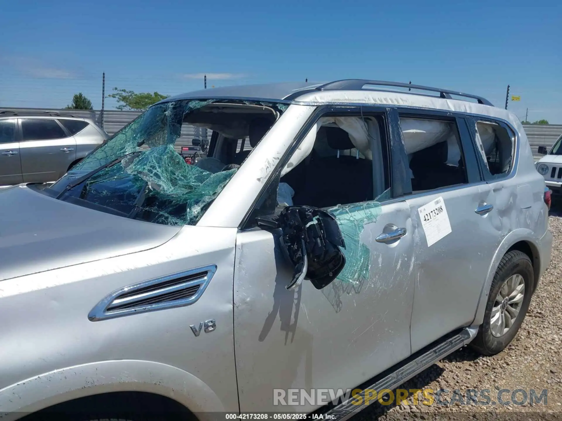 6 fotografías del automóvil dañado JN8AY2AC2N9162494 NISSAN ARMADA 2022