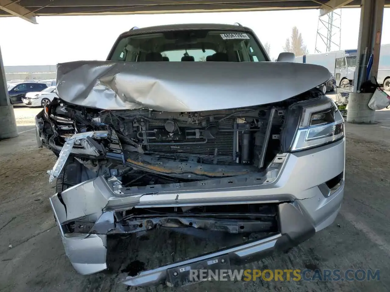 5 fotografías del automóvil dañado JN8AY2AD1N9678385 NISSAN ARMADA 2022