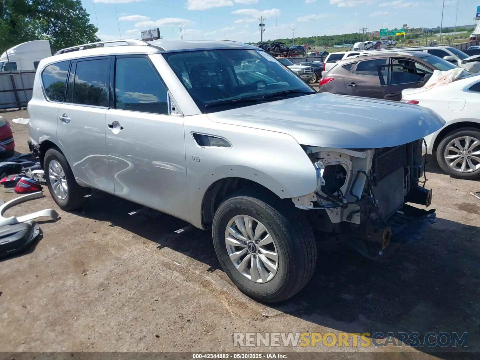 1 fotografías del automóvil dañado JN8AY2AD2N9677990 NISSAN ARMADA 2022