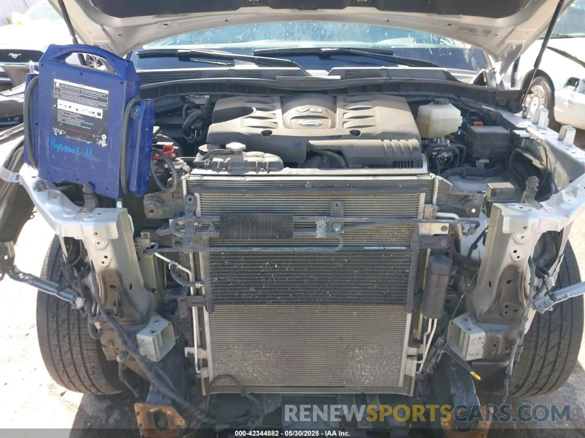 10 fotografías del automóvil dañado JN8AY2AD2N9677990 NISSAN ARMADA 2022