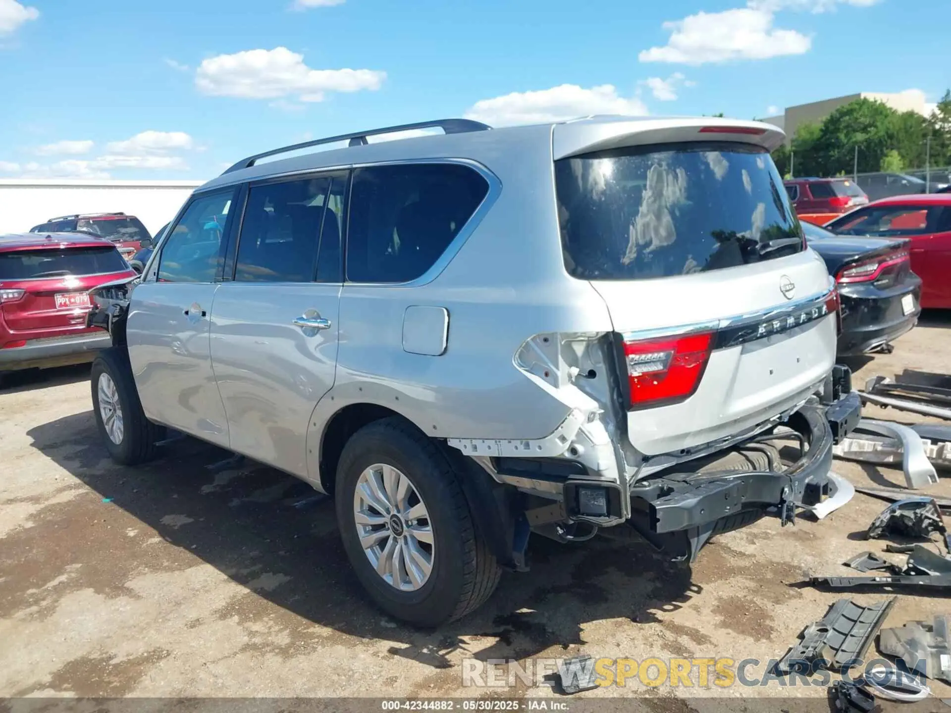15 fotografías del automóvil dañado JN8AY2AD2N9677990 NISSAN ARMADA 2022