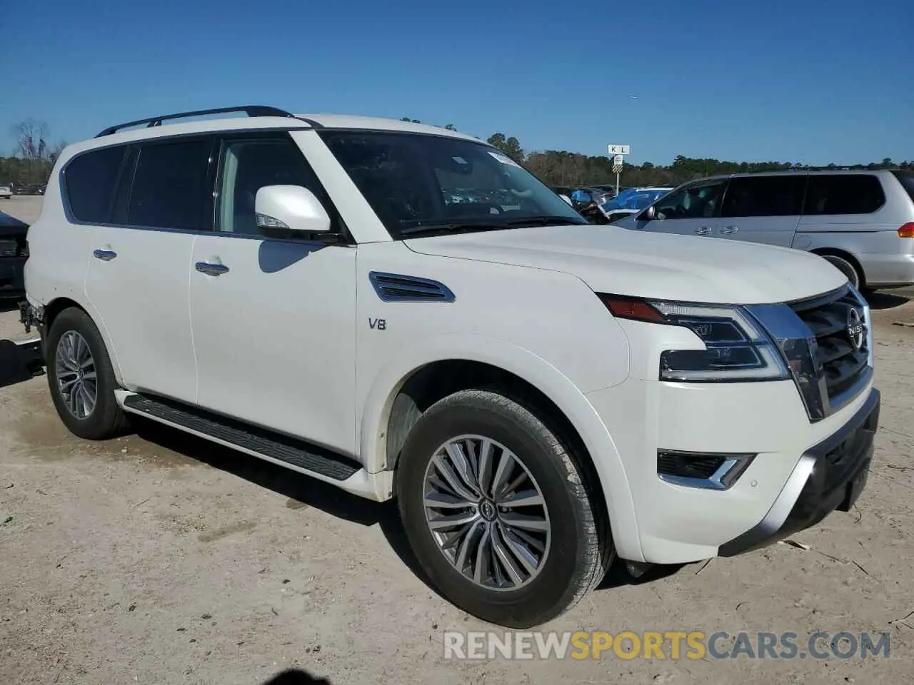 4 fotografías del automóvil dañado JN8AY2AD9N9675220 NISSAN ARMADA 2022
