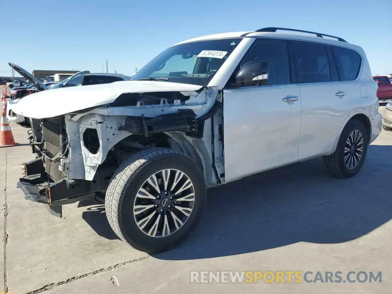 1 fotografías del automóvil dañado JN8AY2BA5N9392690 NISSAN ARMADA 2022