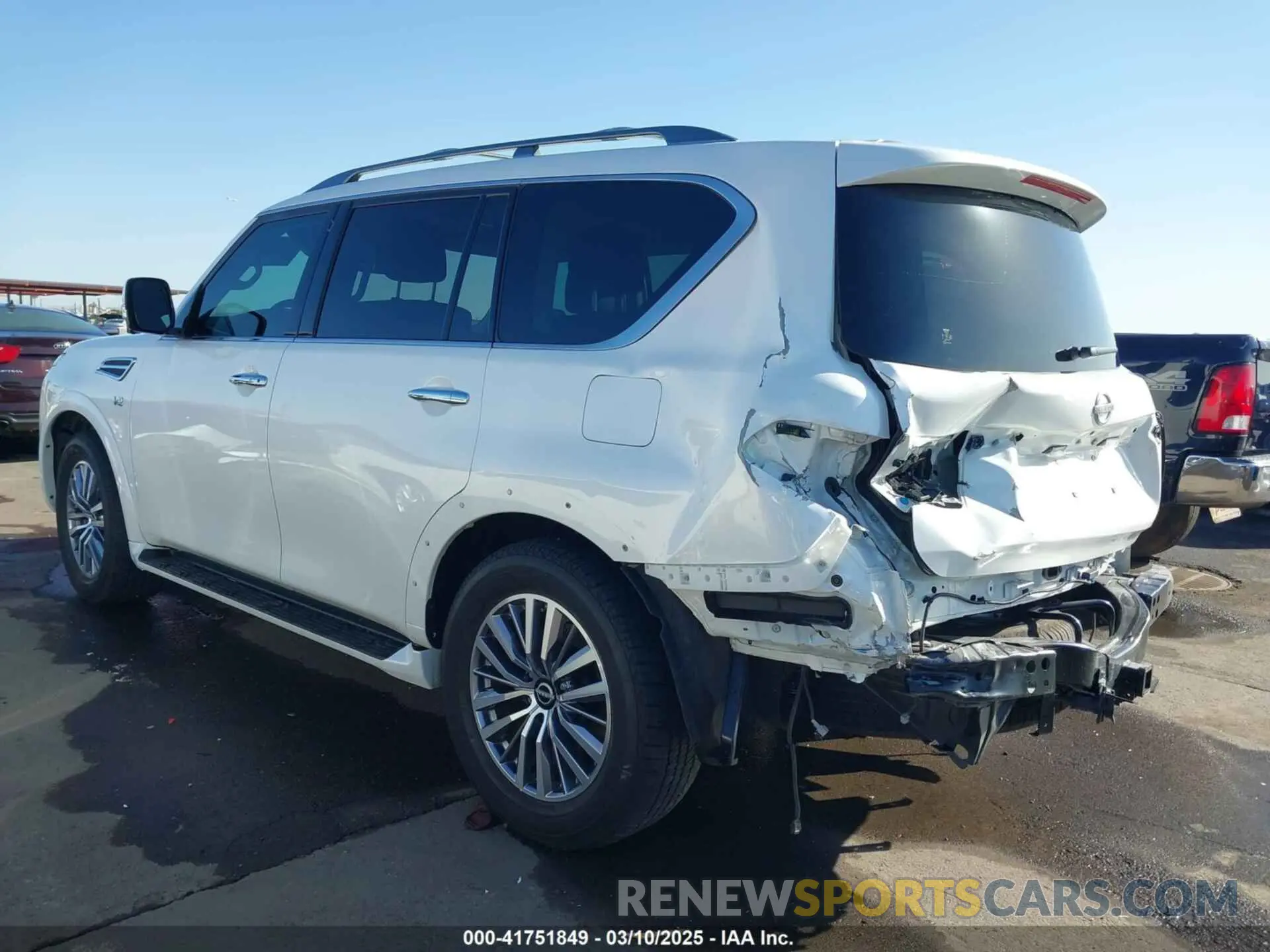 3 fotografías del automóvil dañado JN8AY2BB0N9813188 NISSAN ARMADA 2022