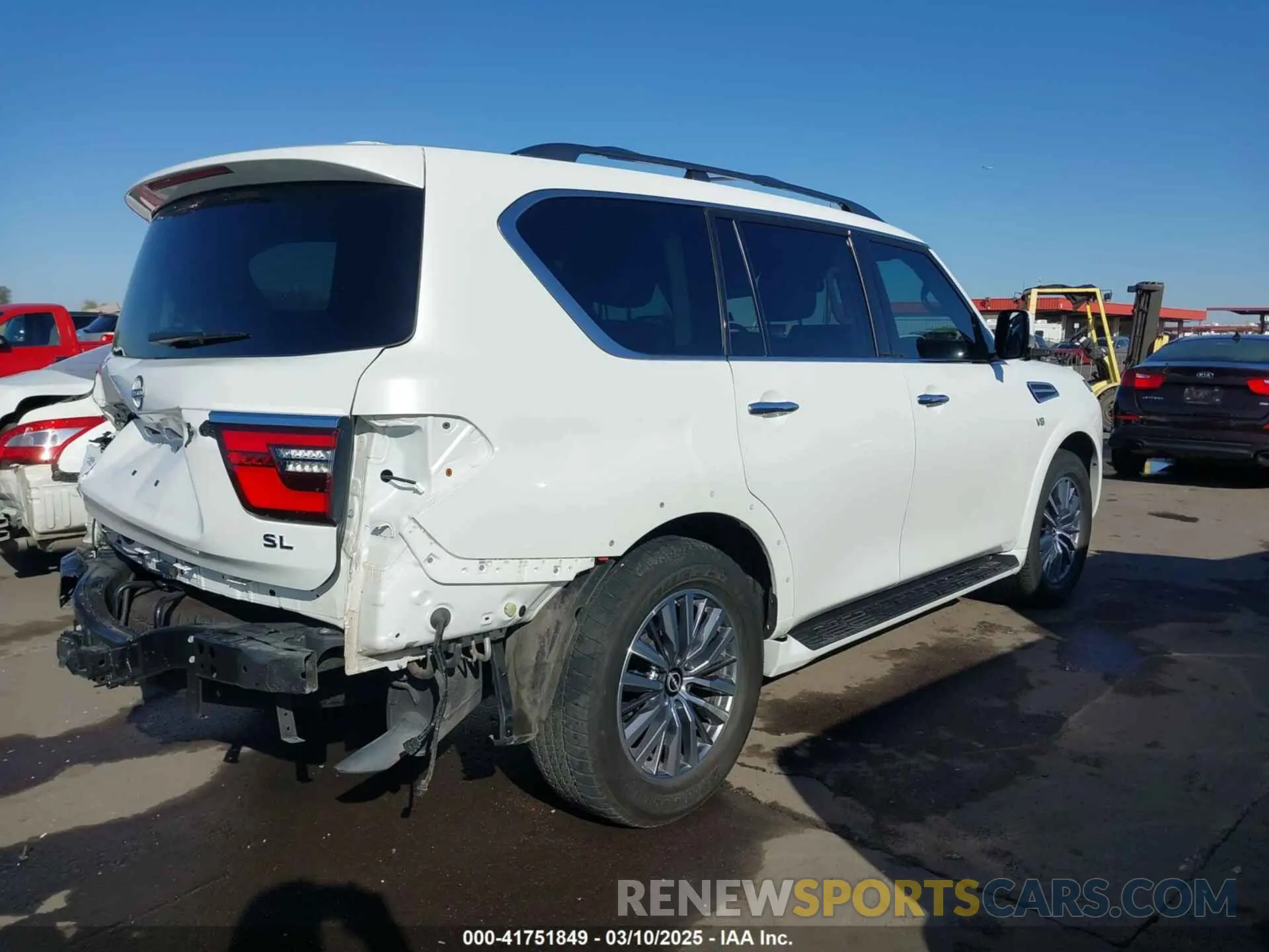 4 fotografías del automóvil dañado JN8AY2BB0N9813188 NISSAN ARMADA 2022