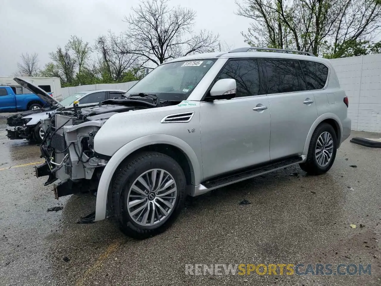 1 fotografías del automóvil dañado JN8AY2BB1N9810882 NISSAN ARMADA 2022