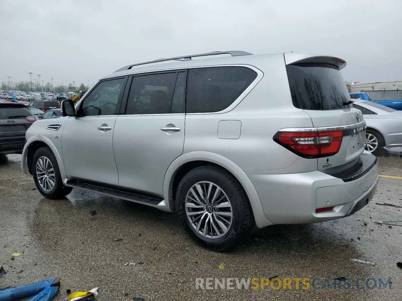 2 fotografías del automóvil dañado JN8AY2BB1N9810882 NISSAN ARMADA 2022