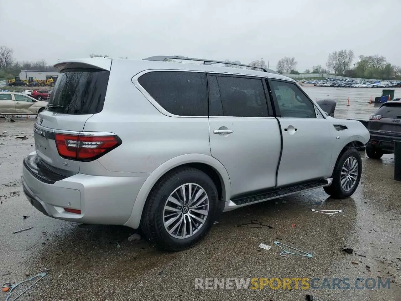 3 fotografías del automóvil dañado JN8AY2BB1N9810882 NISSAN ARMADA 2022