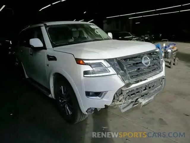 11 fotografías del automóvil dañado JN8AY2BB8N9815142 NISSAN ARMADA 2022