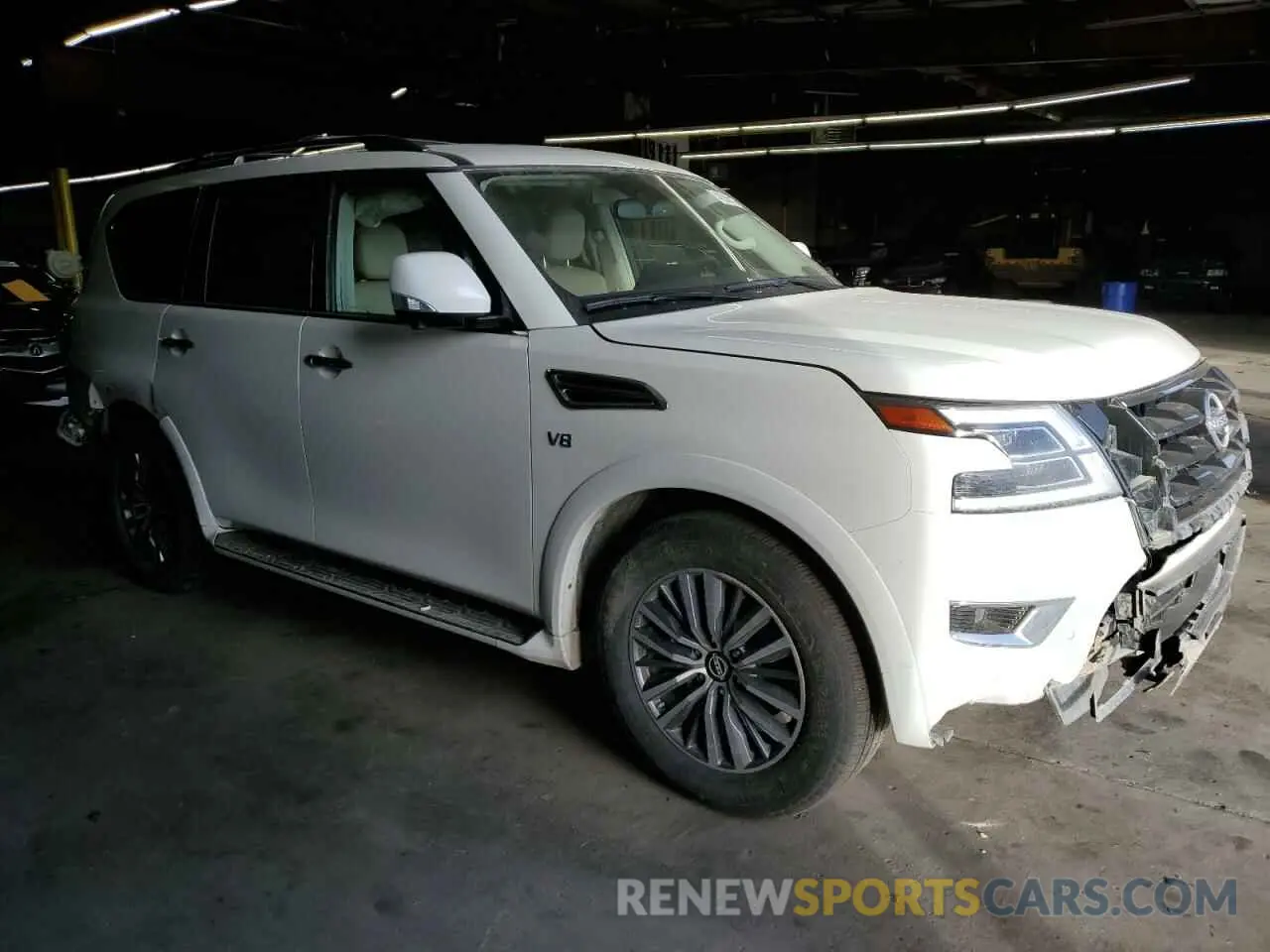 4 fotografías del automóvil dañado JN8AY2BB8N9815142 NISSAN ARMADA 2022