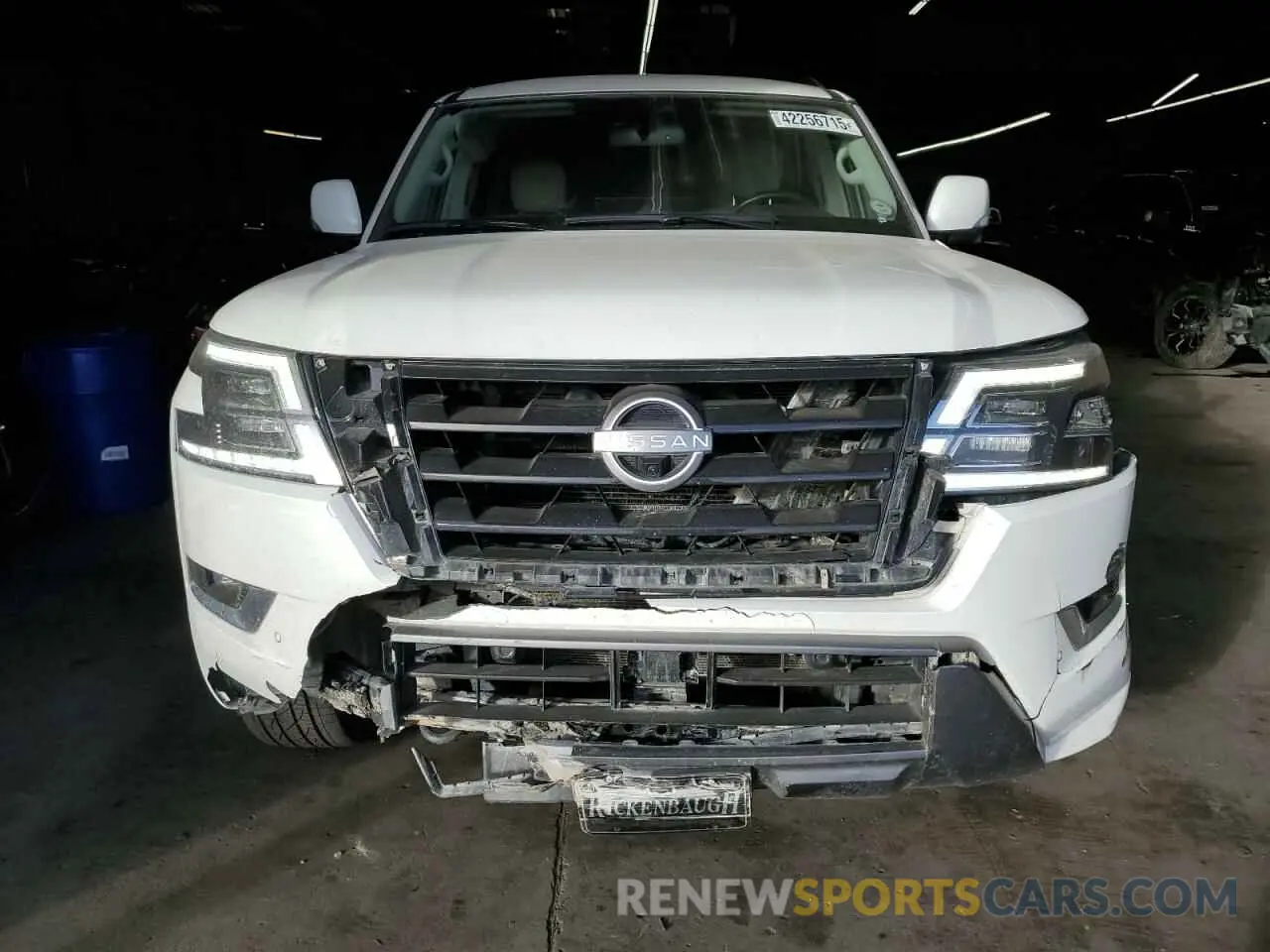 5 fotografías del automóvil dañado JN8AY2BB8N9815142 NISSAN ARMADA 2022