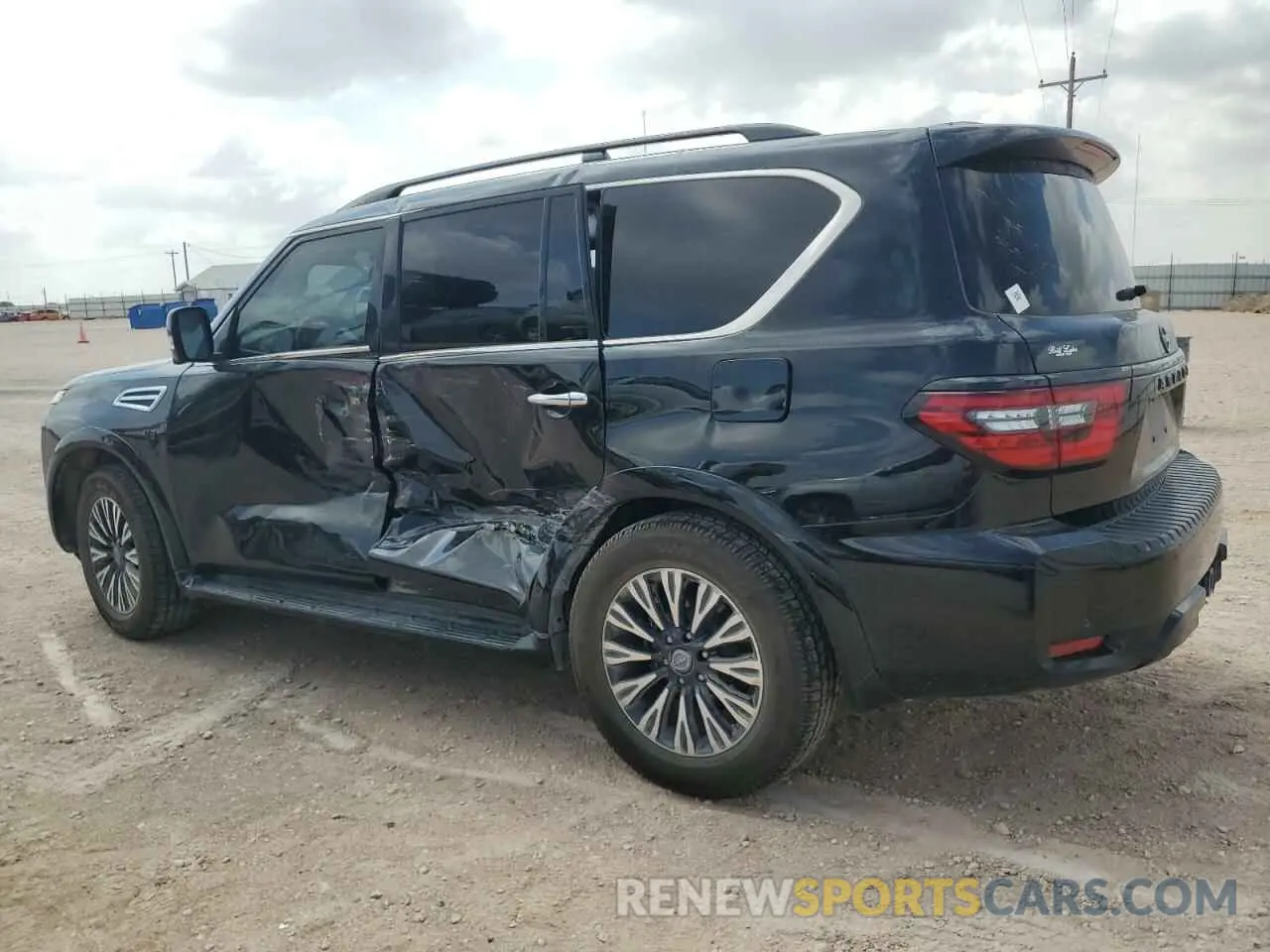 2 fotografías del automóvil dañado JN8AY2BB9N9810015 NISSAN ARMADA 2022
