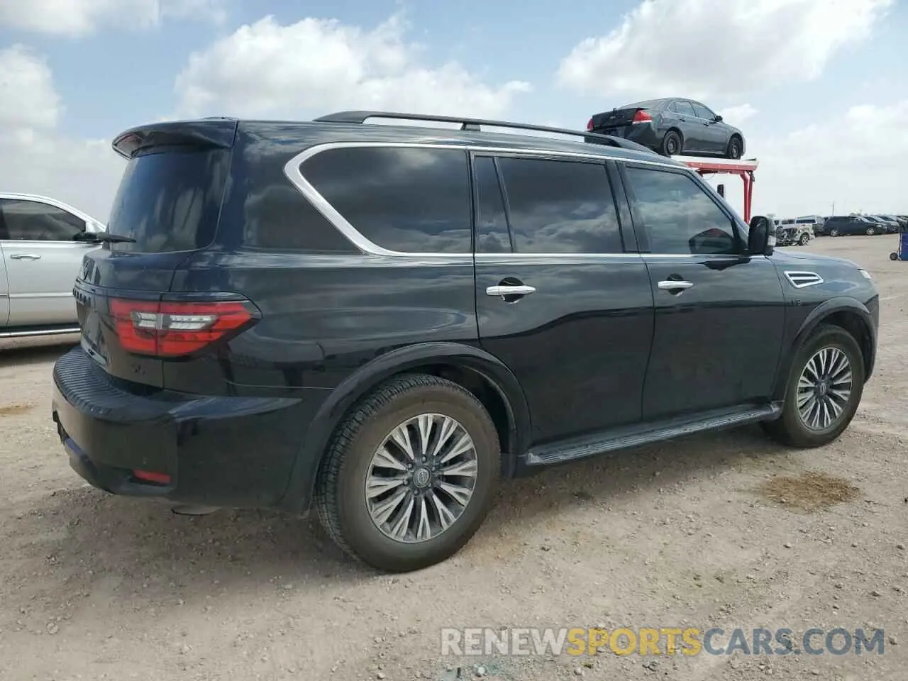 3 fotografías del automóvil dañado JN8AY2BB9N9810015 NISSAN ARMADA 2022