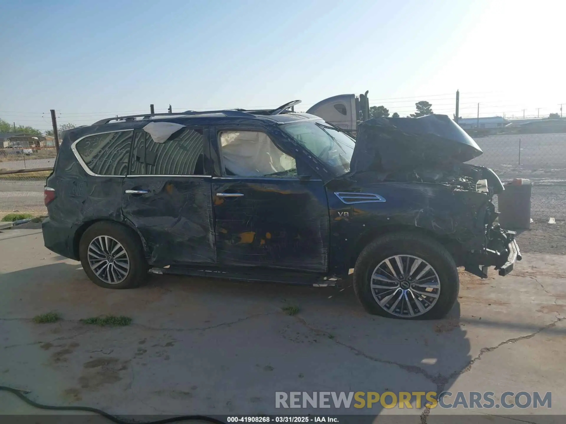 13 fotografías del automóvil dañado JN8AY2BC0N9162377 NISSAN ARMADA 2022