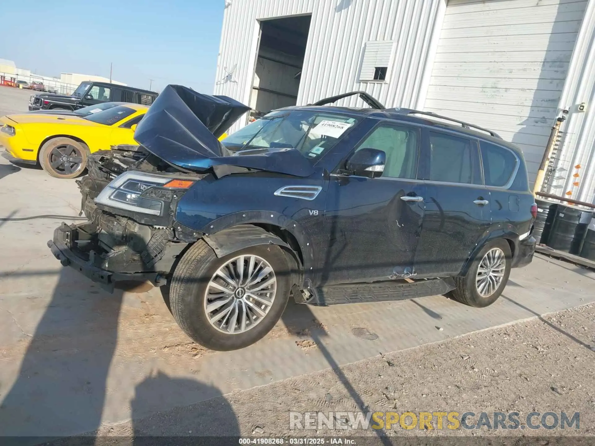 14 fotografías del automóvil dañado JN8AY2BC0N9162377 NISSAN ARMADA 2022