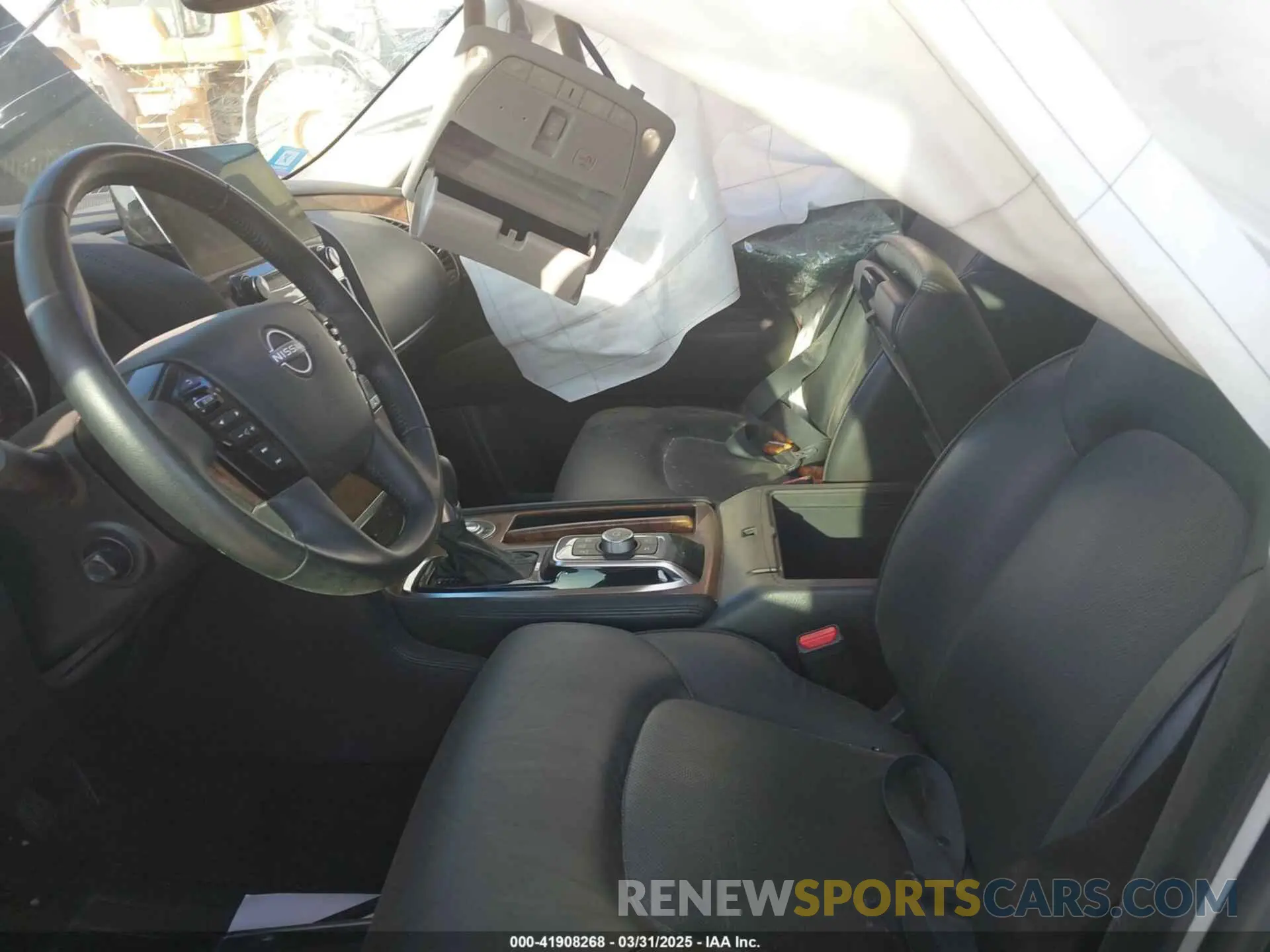 5 fotografías del automóvil dañado JN8AY2BC0N9162377 NISSAN ARMADA 2022