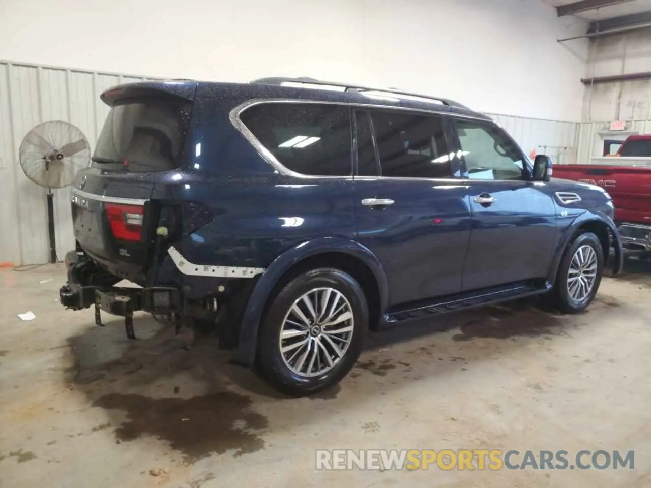 3 fotografías del automóvil dañado JN8AY2BC1N9162355 NISSAN ARMADA 2022