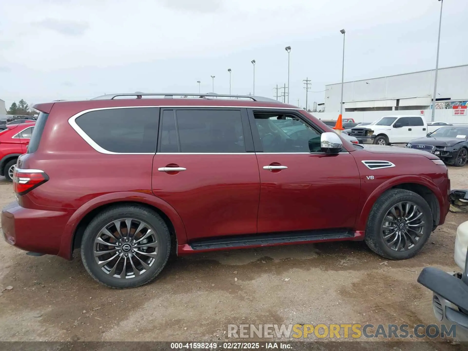 13 fotografías del automóvil dañado JN8AY2DA0N9390195 NISSAN ARMADA 2022