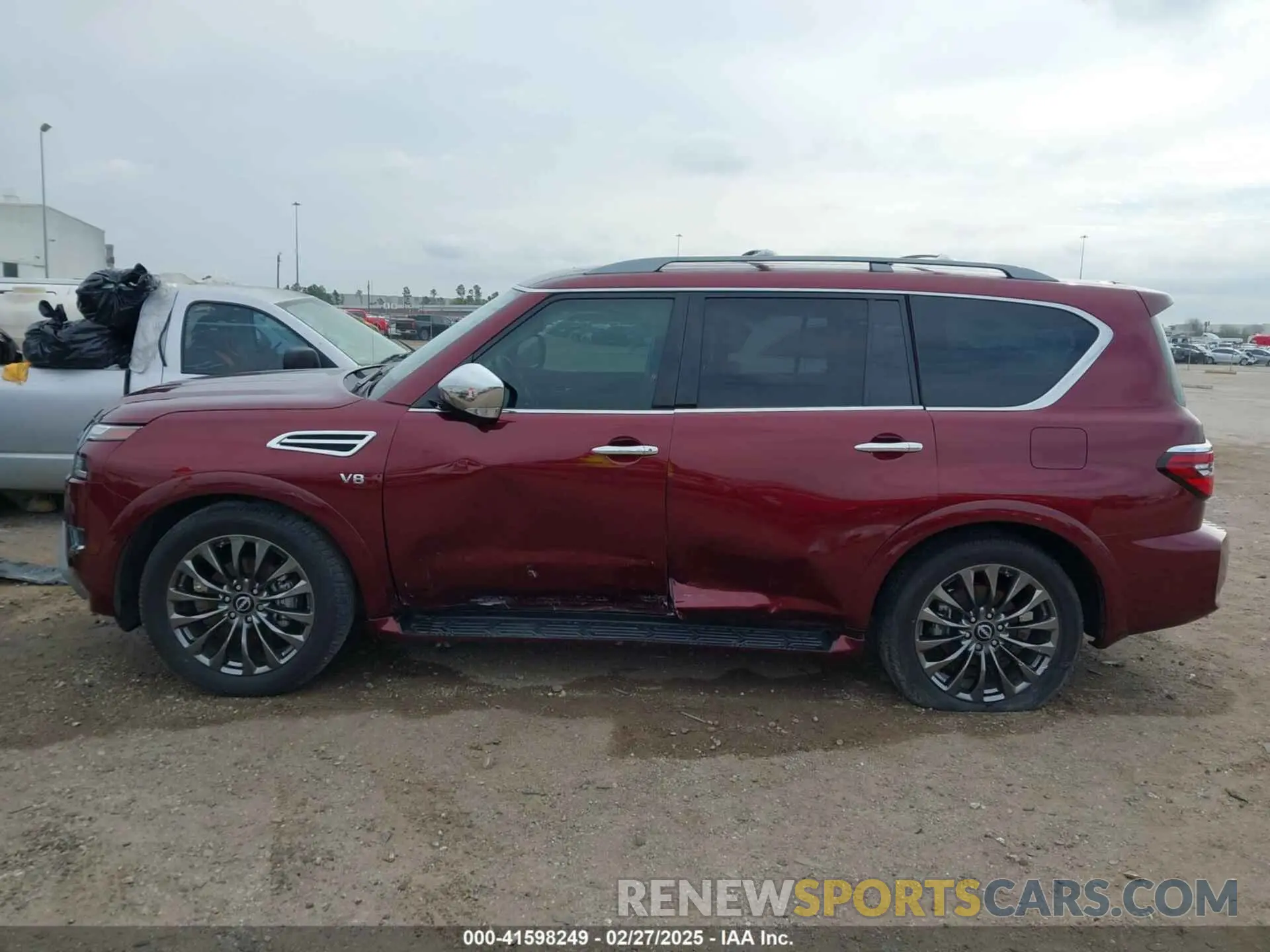 14 fotografías del automóvil dañado JN8AY2DA0N9390195 NISSAN ARMADA 2022