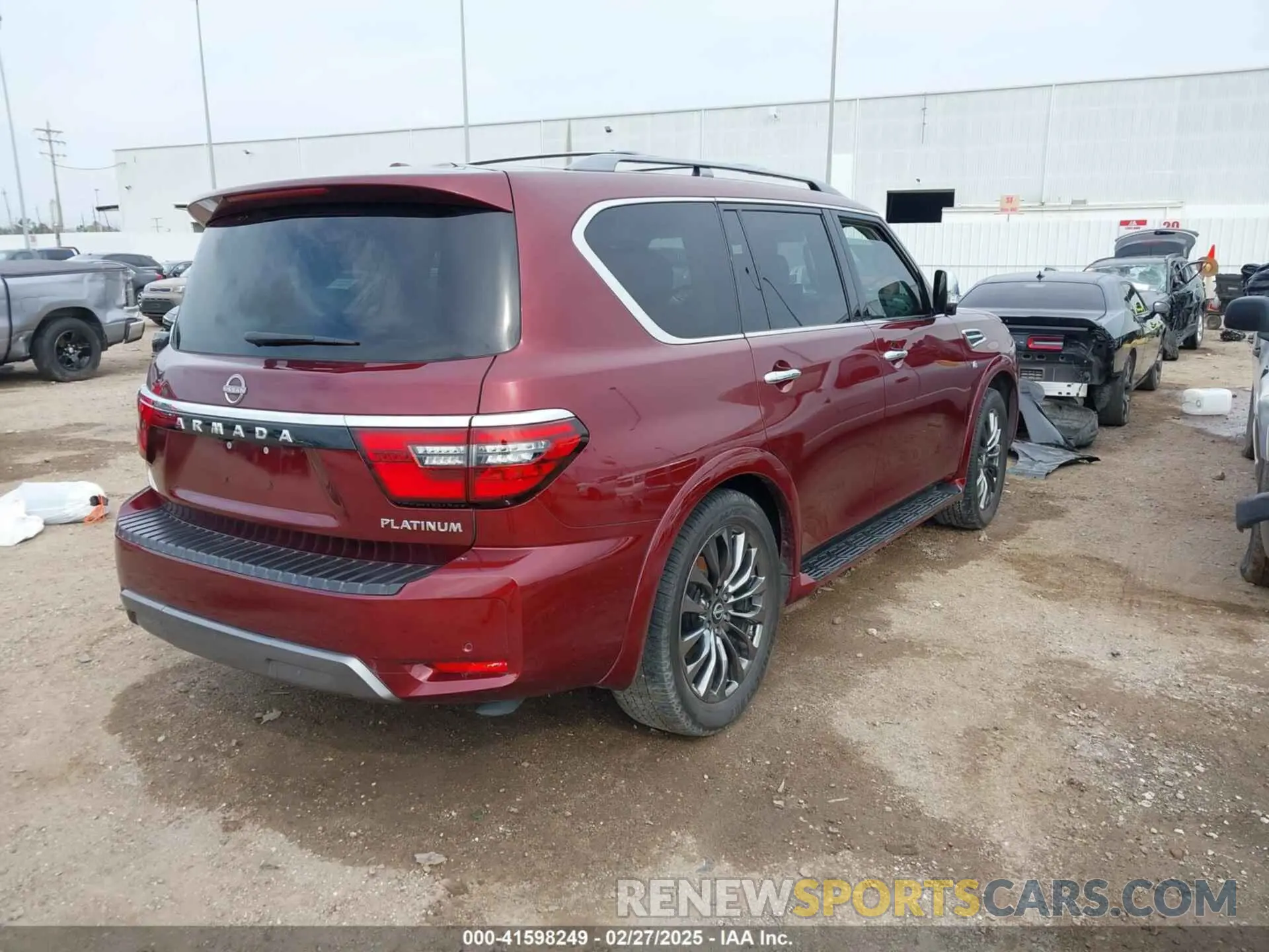 4 fotografías del automóvil dañado JN8AY2DA0N9390195 NISSAN ARMADA 2022