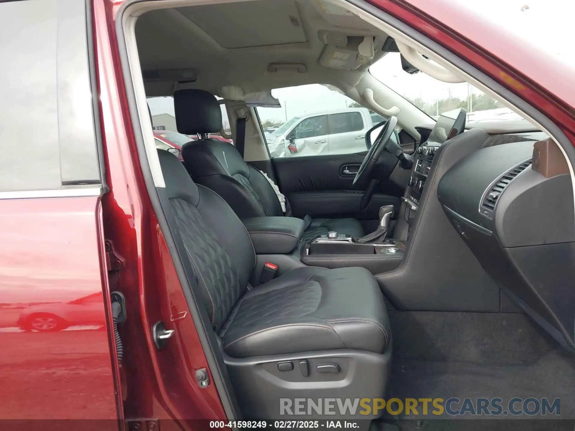 5 fotografías del automóvil dañado JN8AY2DA0N9390195 NISSAN ARMADA 2022