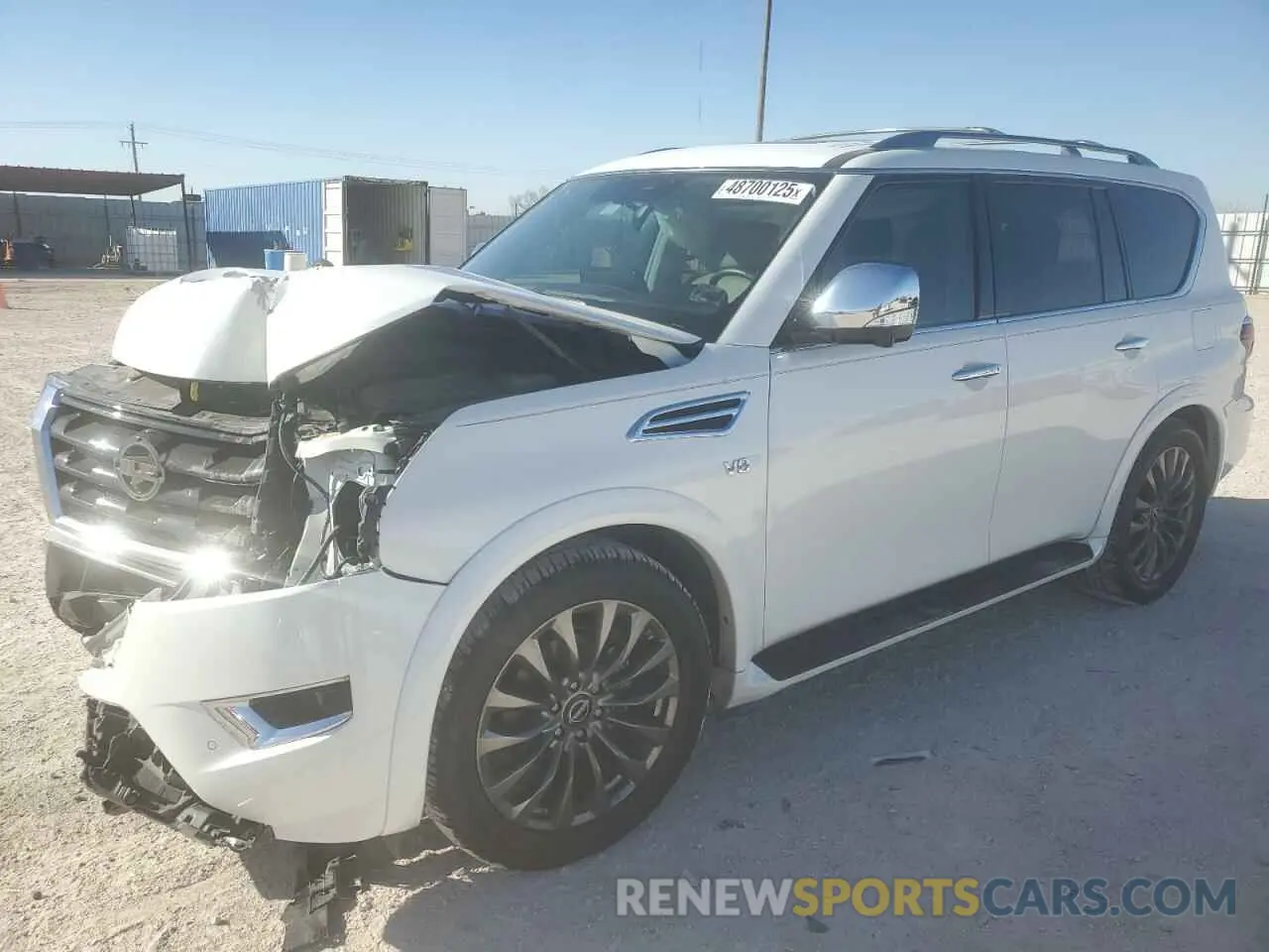 1 fotografías del automóvil dañado JN8AY2DA7N9391019 NISSAN ARMADA 2022