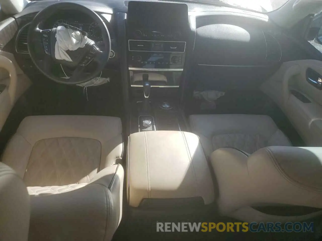8 fotografías del automóvil dañado JN8AY2DA7N9391019 NISSAN ARMADA 2022