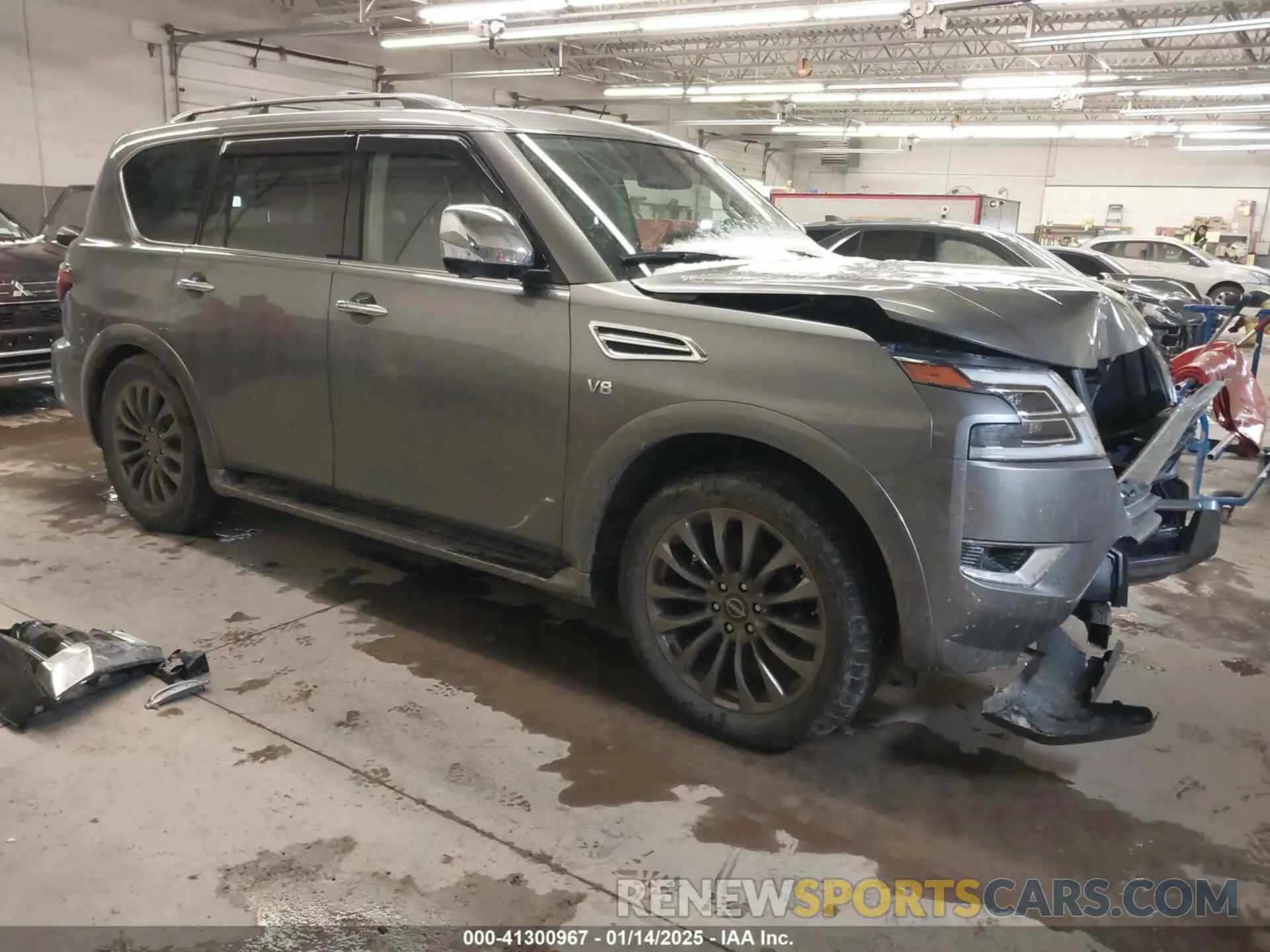 1 fotografías del automóvil dañado JN8AY2DB5N9813216 NISSAN ARMADA 2022