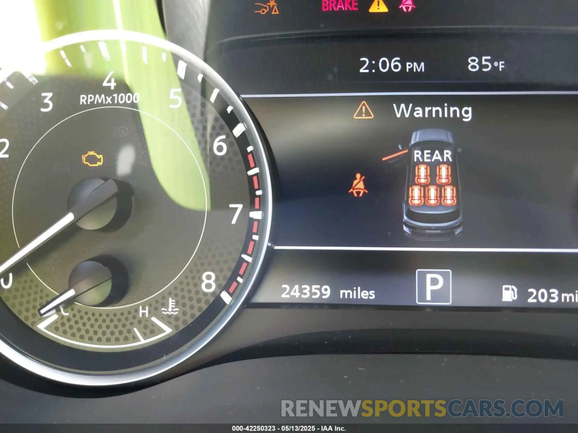 7 fotografías del automóvil dañado JN8AY2BA5P9404713 NISSAN ARMADA 2023