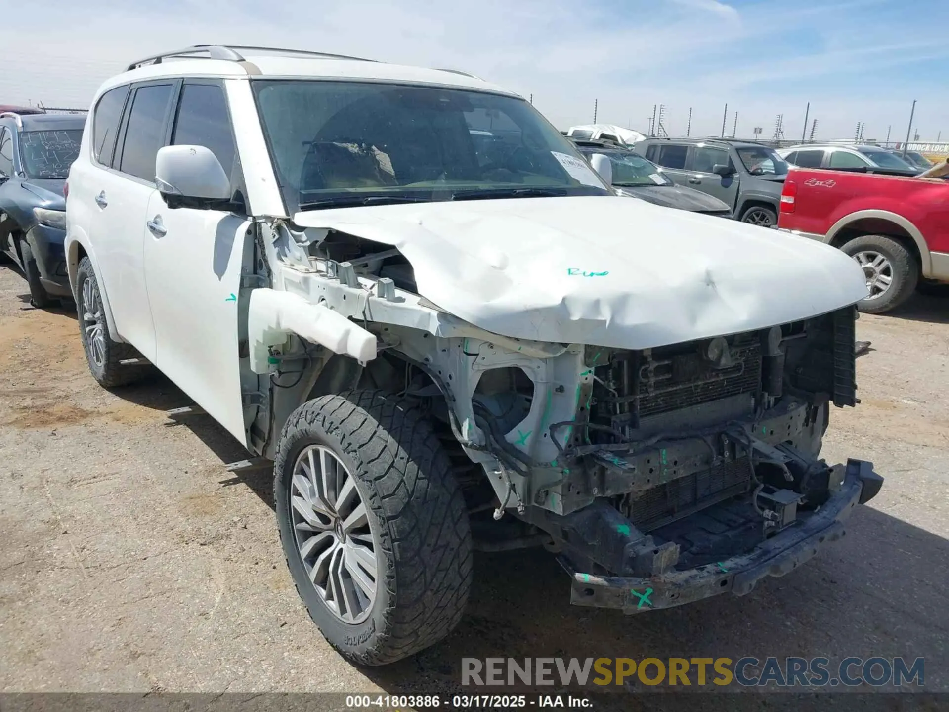 1 fotografías del automóvil dañado JN8AY2BA5P9405540 NISSAN ARMADA 2023