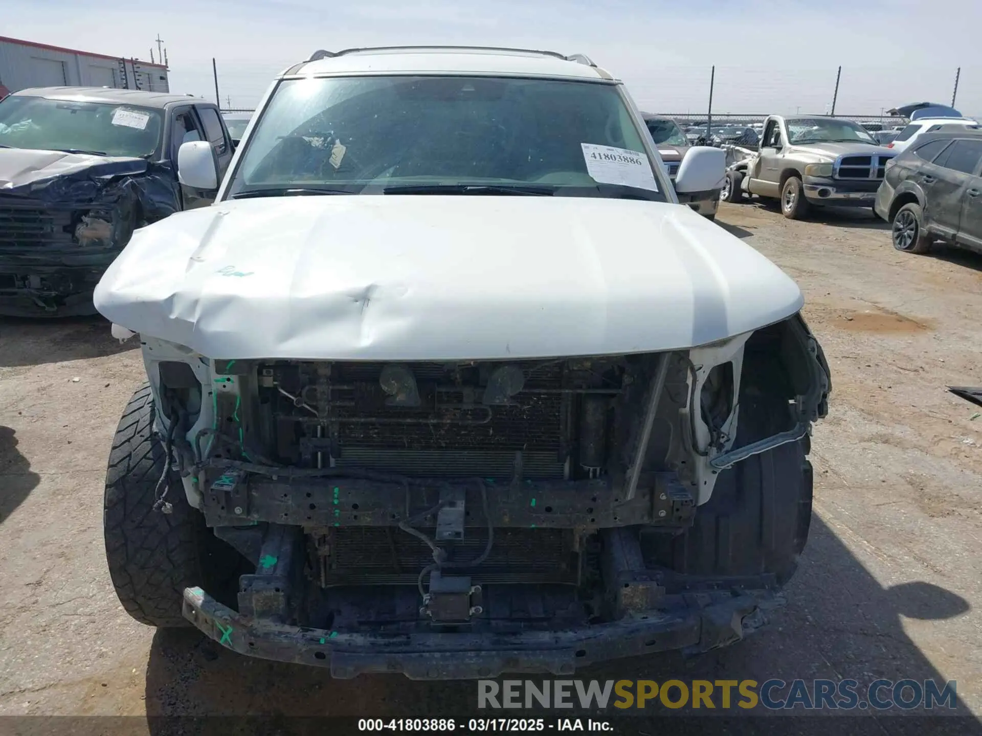 13 fotografías del automóvil dañado JN8AY2BA5P9405540 NISSAN ARMADA 2023