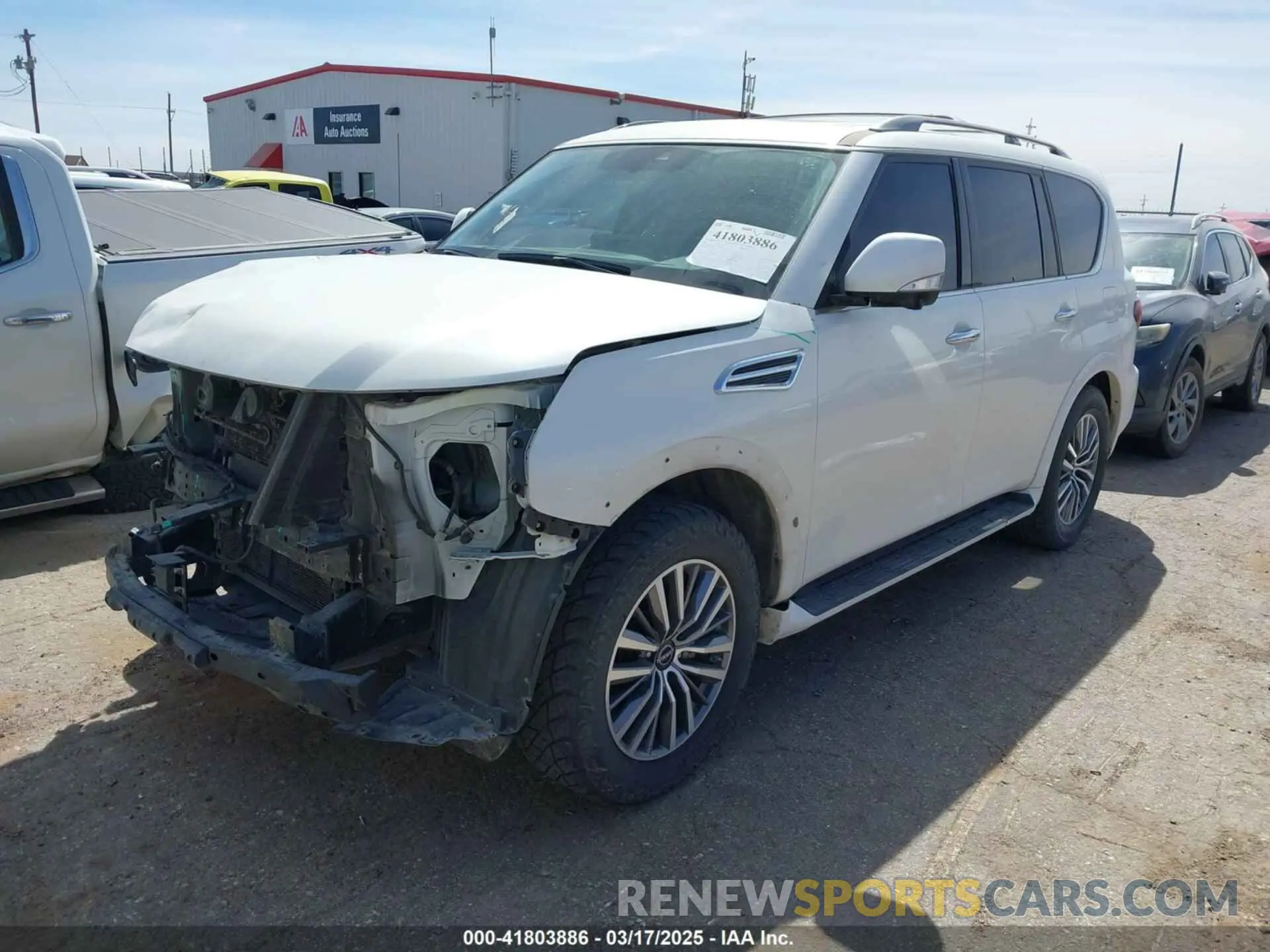 2 fotografías del automóvil dañado JN8AY2BA5P9405540 NISSAN ARMADA 2023