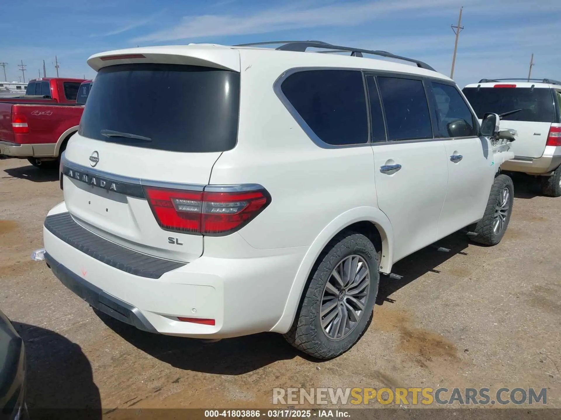 4 fotografías del automóvil dañado JN8AY2BA5P9405540 NISSAN ARMADA 2023