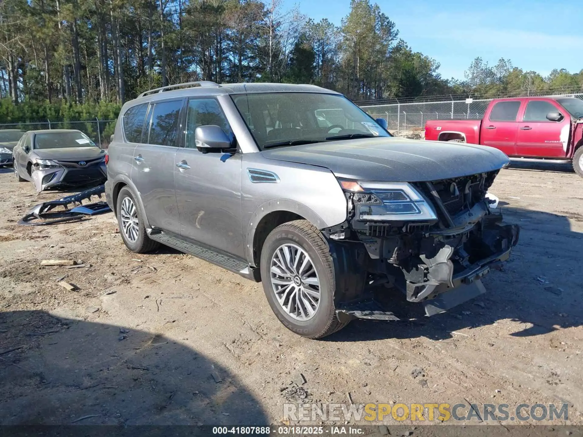 1 fotografías del automóvil dañado JN8AY2BA6P9402288 NISSAN ARMADA 2023