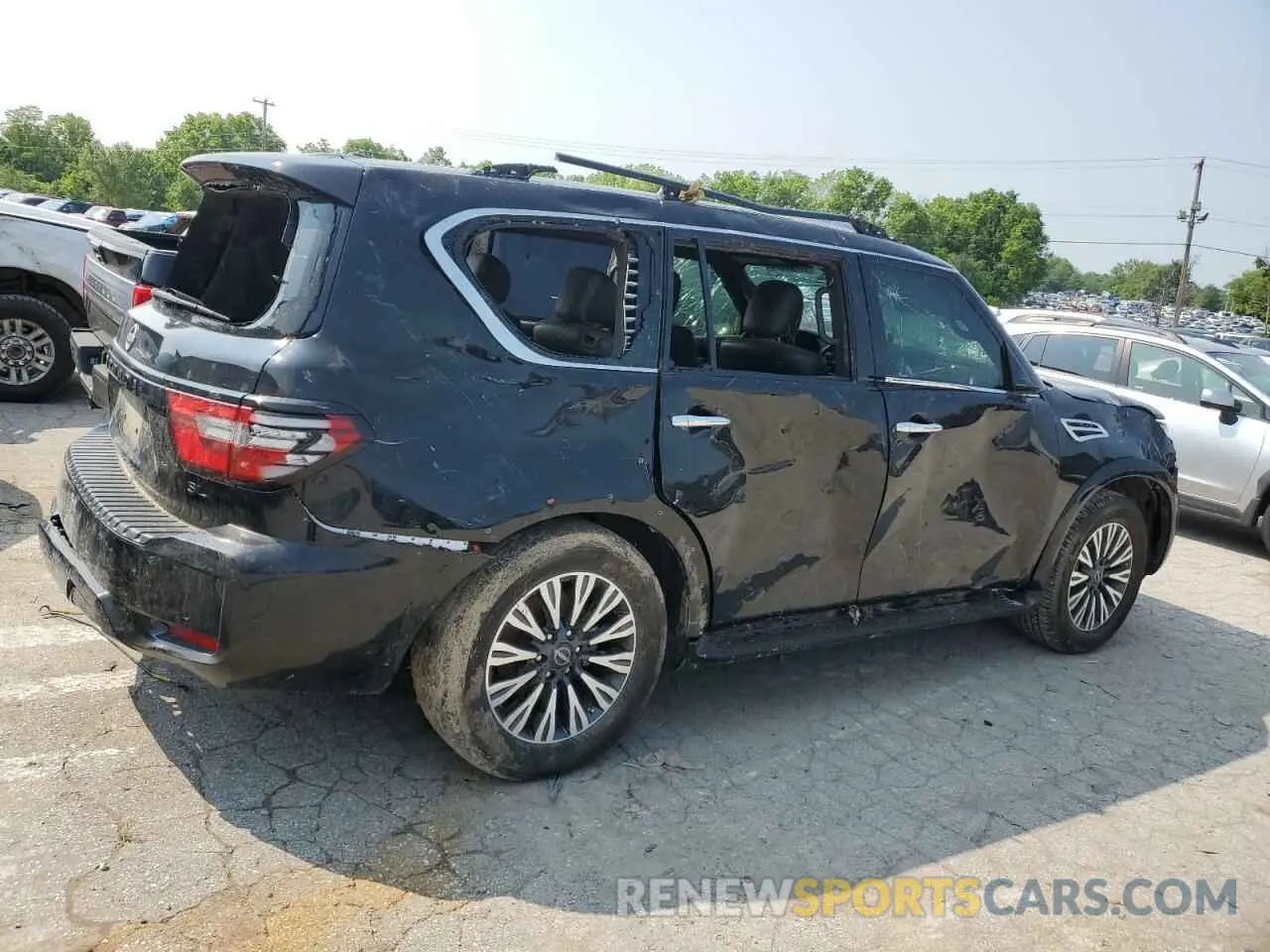 3 fotografías del automóvil dañado JN8AY2BB9P9836391 NISSAN ARMADA 2023