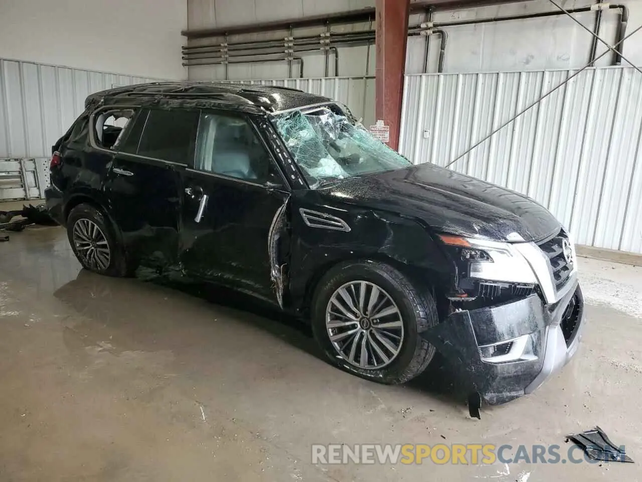 4 fotografías del automóvil dañado JN8AY2BC1P9181409 NISSAN ARMADA 2023