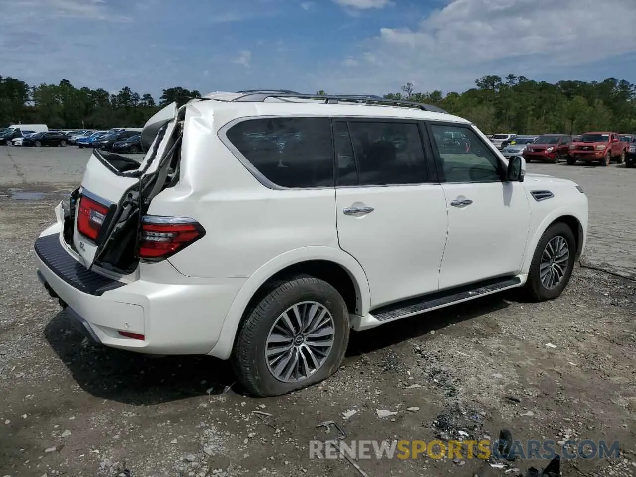 3 fotografías del automóvil dañado JN8AY2BC2P9180365 NISSAN ARMADA 2023