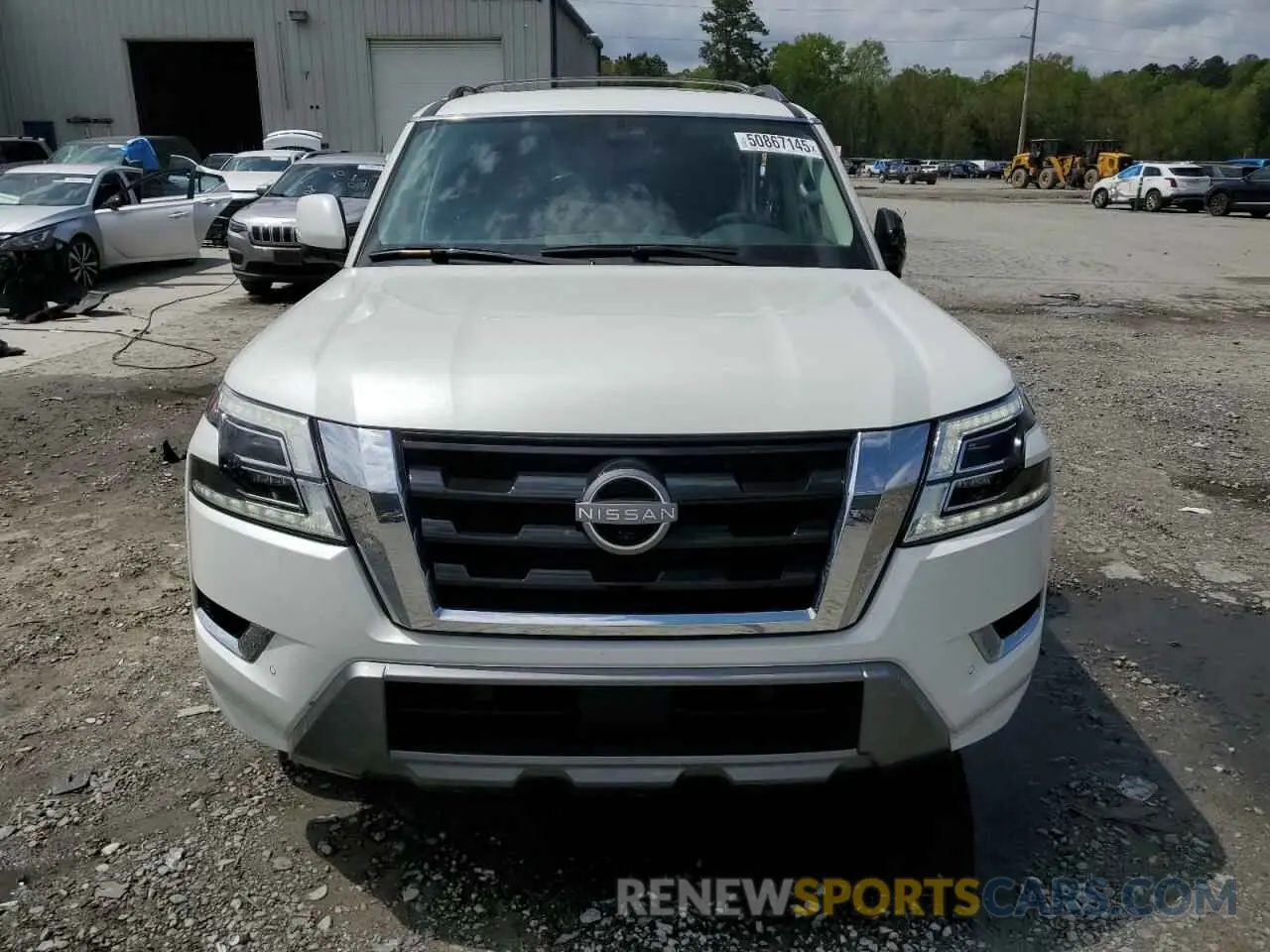 5 fotografías del automóvil dañado JN8AY2BC2P9180365 NISSAN ARMADA 2023
