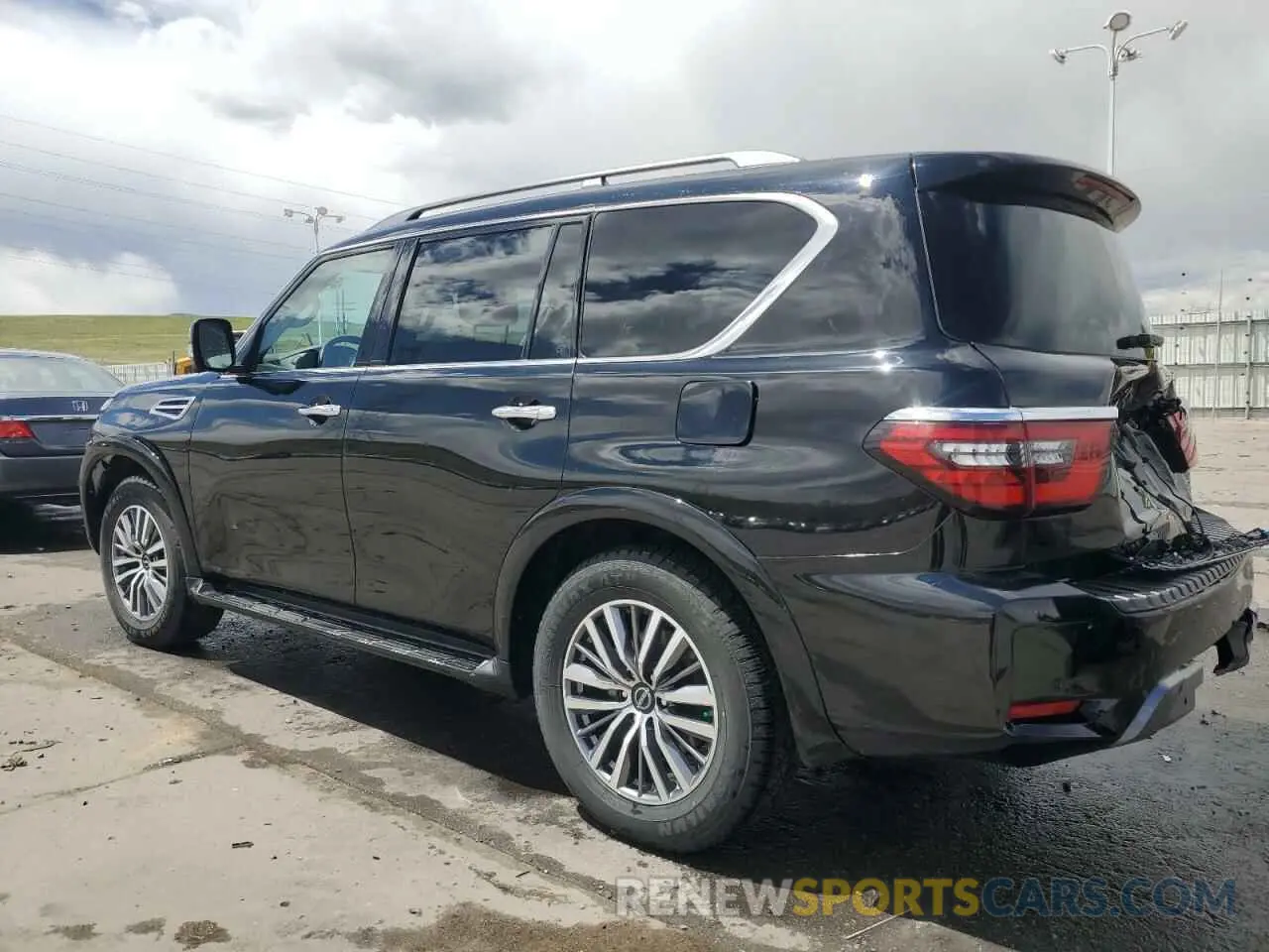 2 fotografías del automóvil dañado JN8AY2BD5P9691710 NISSAN ARMADA 2023