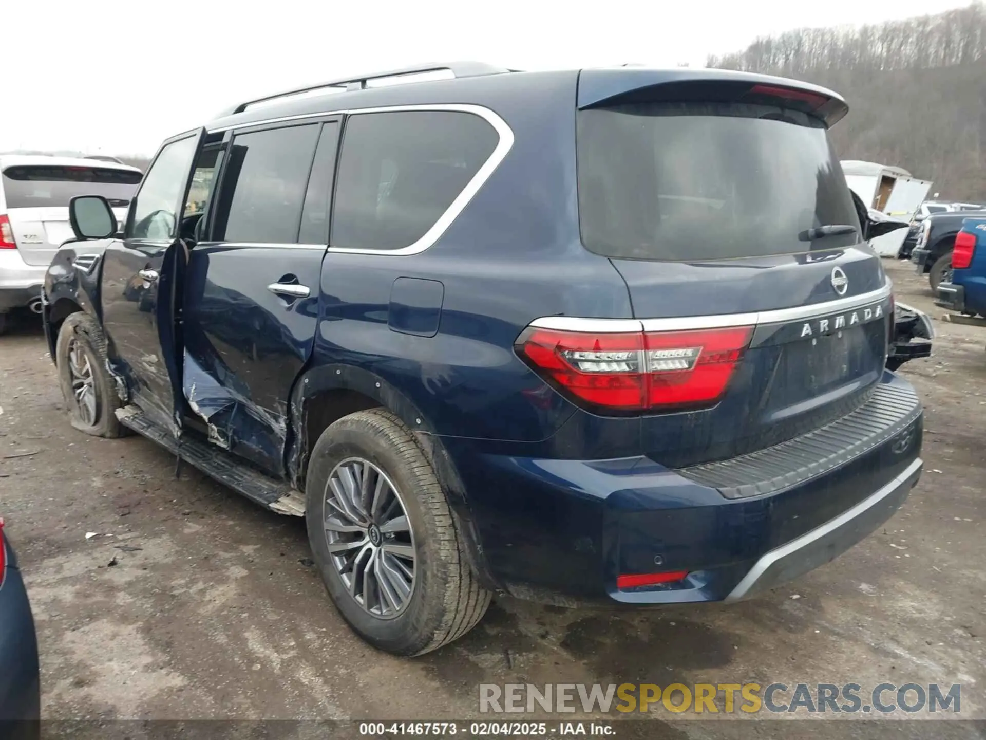 3 fotografías del automóvil dañado JN8AY2BDXP9691900 NISSAN ARMADA 2023