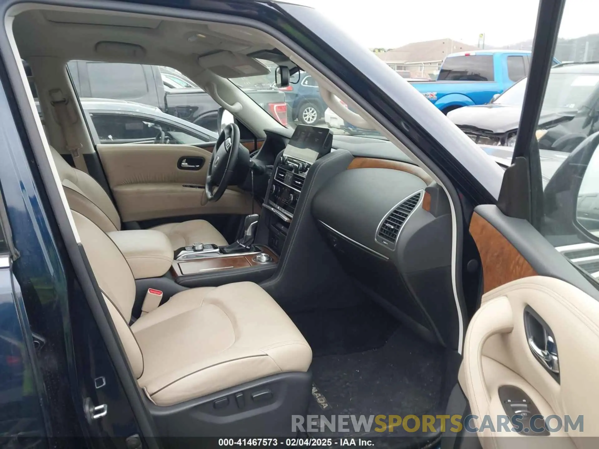5 fotografías del automóvil dañado JN8AY2BDXP9691900 NISSAN ARMADA 2023